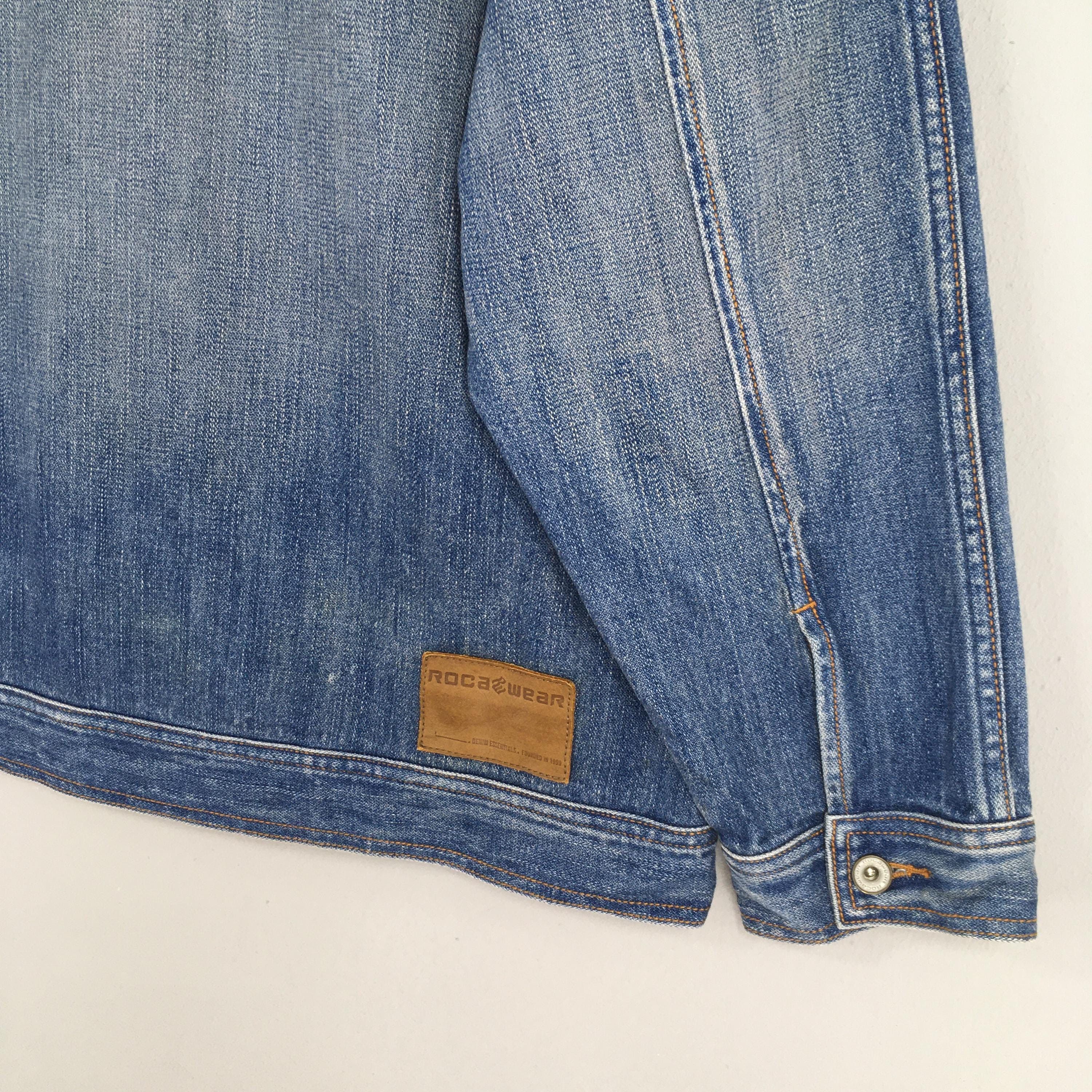 Rocawear Vintage 1990s Rocawear Workers Jeans Jacket Large Size US L / EU 52-54 / 3 - 9 Thumbnail