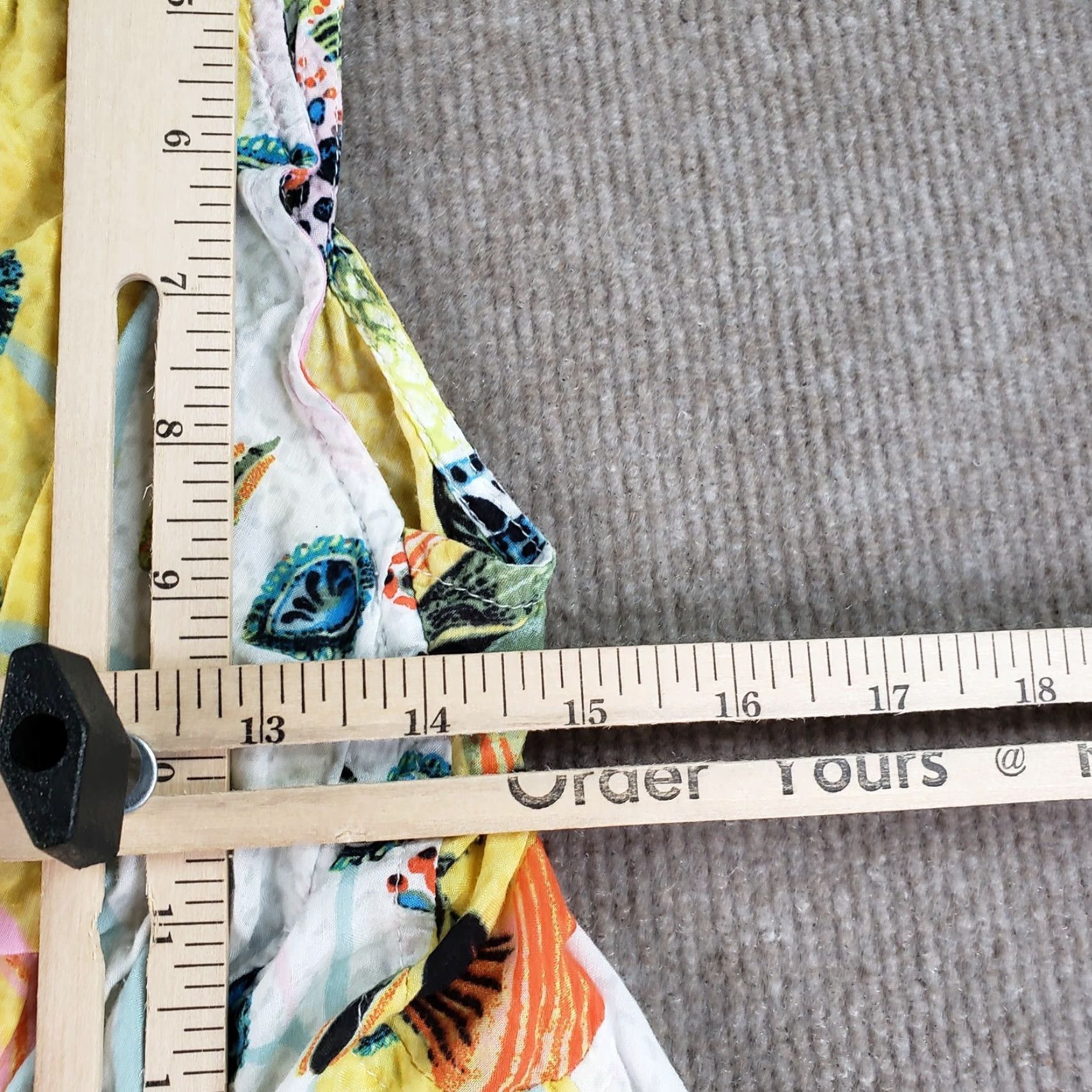 Anthropologie Anthropologie White Floral Boho Sundress Womens XS Sleeveless Asymmetrical Beach Summer Size XS / US 0-2 / IT 36-38 - 3 Thumbnail
