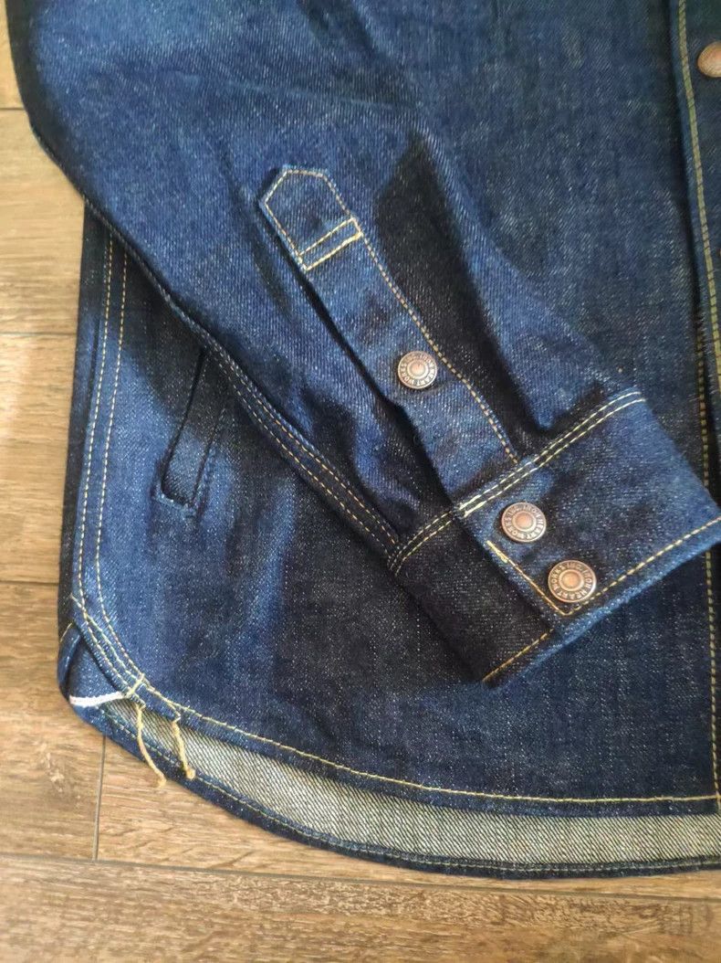 Iron Heart Iron Heart Heavy 18oz denim workwear shirt Size US XXL / EU 58 / 5 - 4 Thumbnail