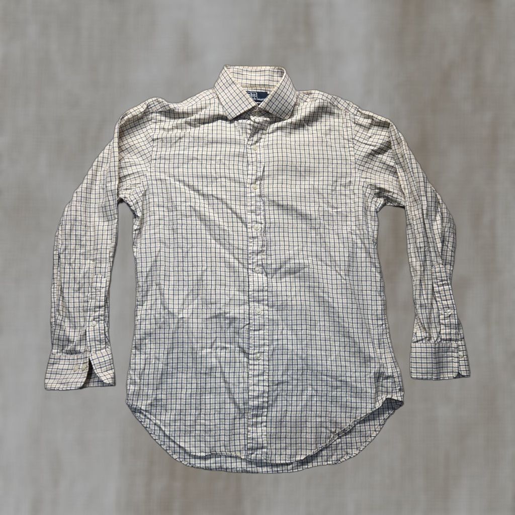 Polo Ralph Lauren Polo Ralph Lauren Shirt Plaid Button-Up Long Sleeve Adult Mens L Yellow 15 32/33 Mens Size US L / EU 52-54 / 3 - 1 Thumbnail