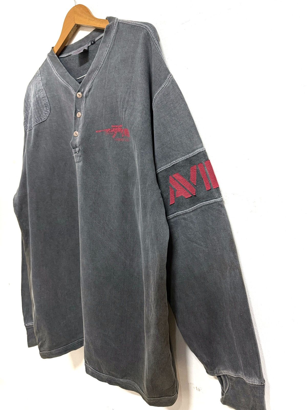 Avirex × Vintage Vintage Avirex USA Sweatshirt Size US L / EU 52-54 / 3 - 3 Thumbnail