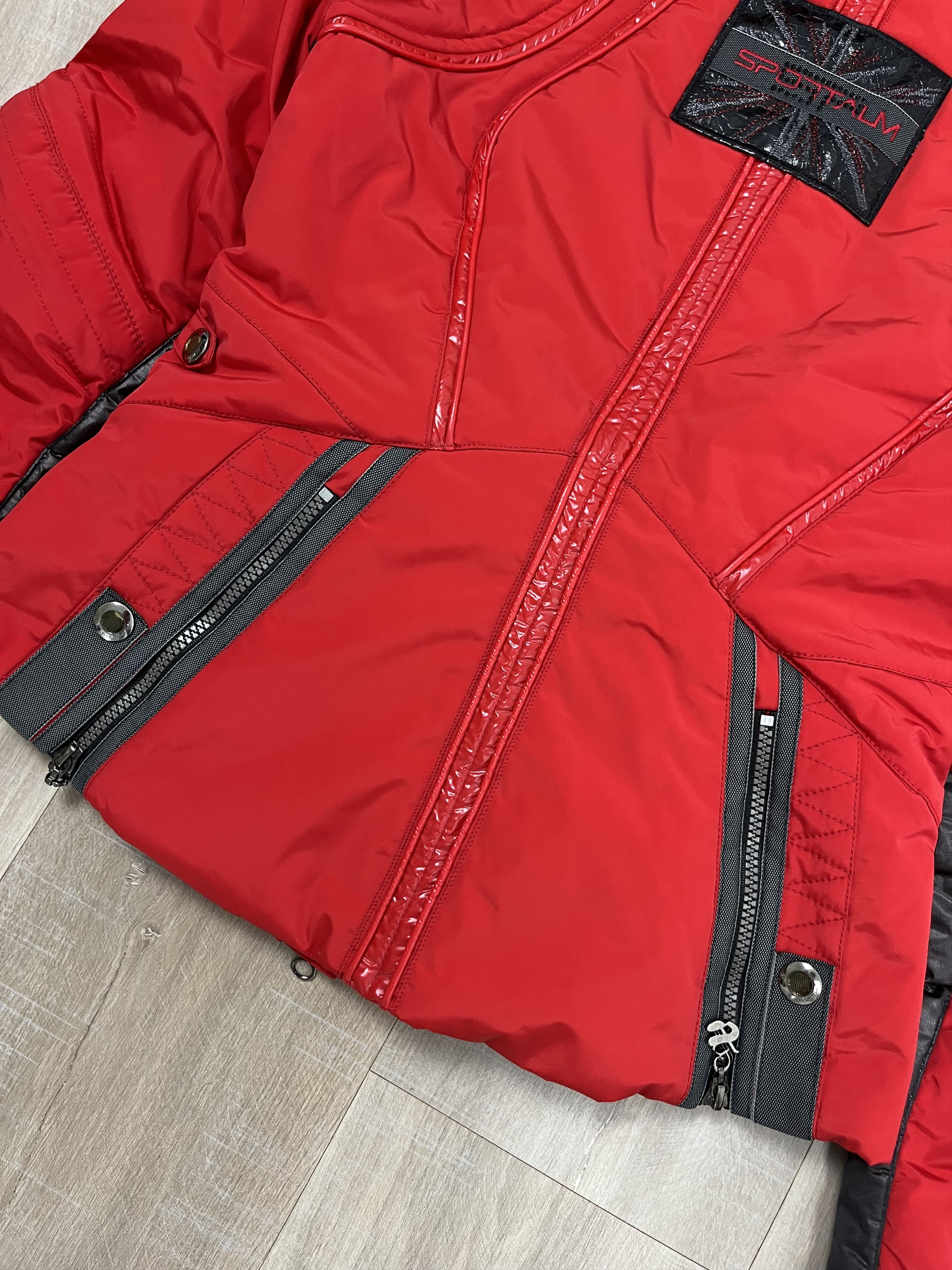 Vintage Sportalm Womens Red Black Ski Jacket Winter Sports Snow Size S / US 4 / IT 40 - 11 Thumbnail
