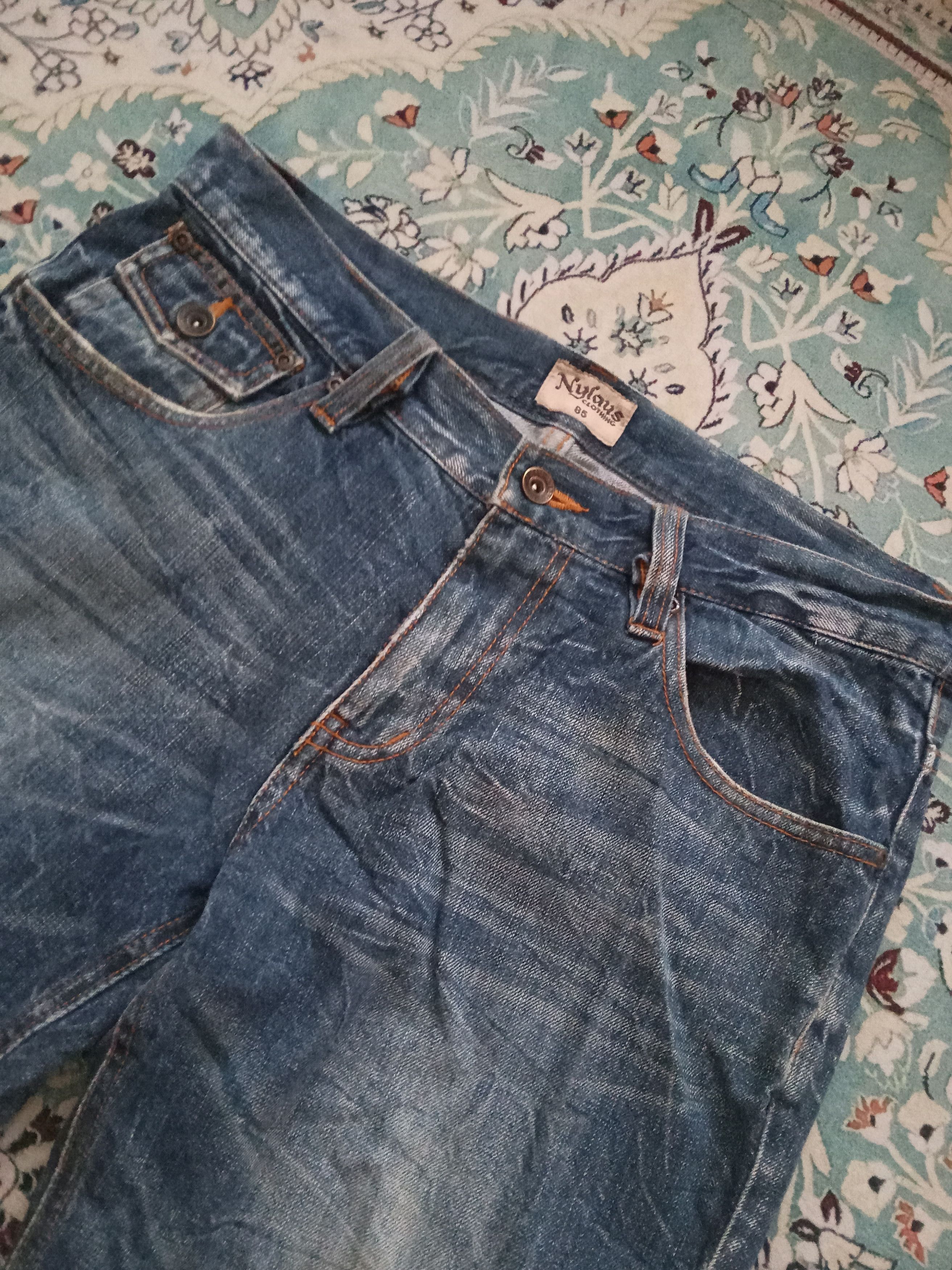 Japanese Brand Vintage Nylaus Rare Design Flare Jeans Size US 34 / EU 50 - 8 Thumbnail