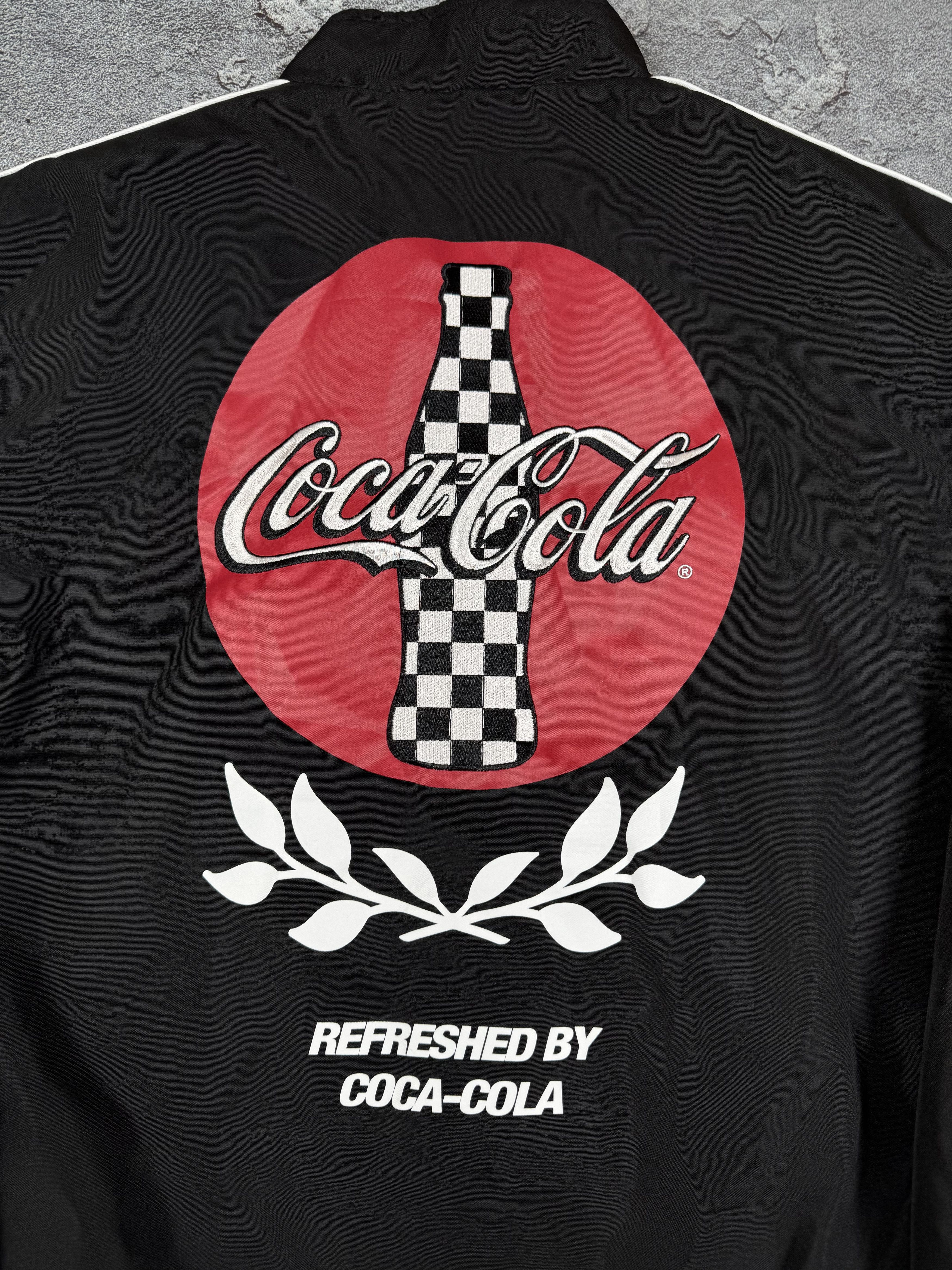 If Six Was Nine Coca-Cola Y2K 2000s Motorsports Bomber Jacket Size XXL Size US XXL / EU 58 / 5 - 6 Thumbnail