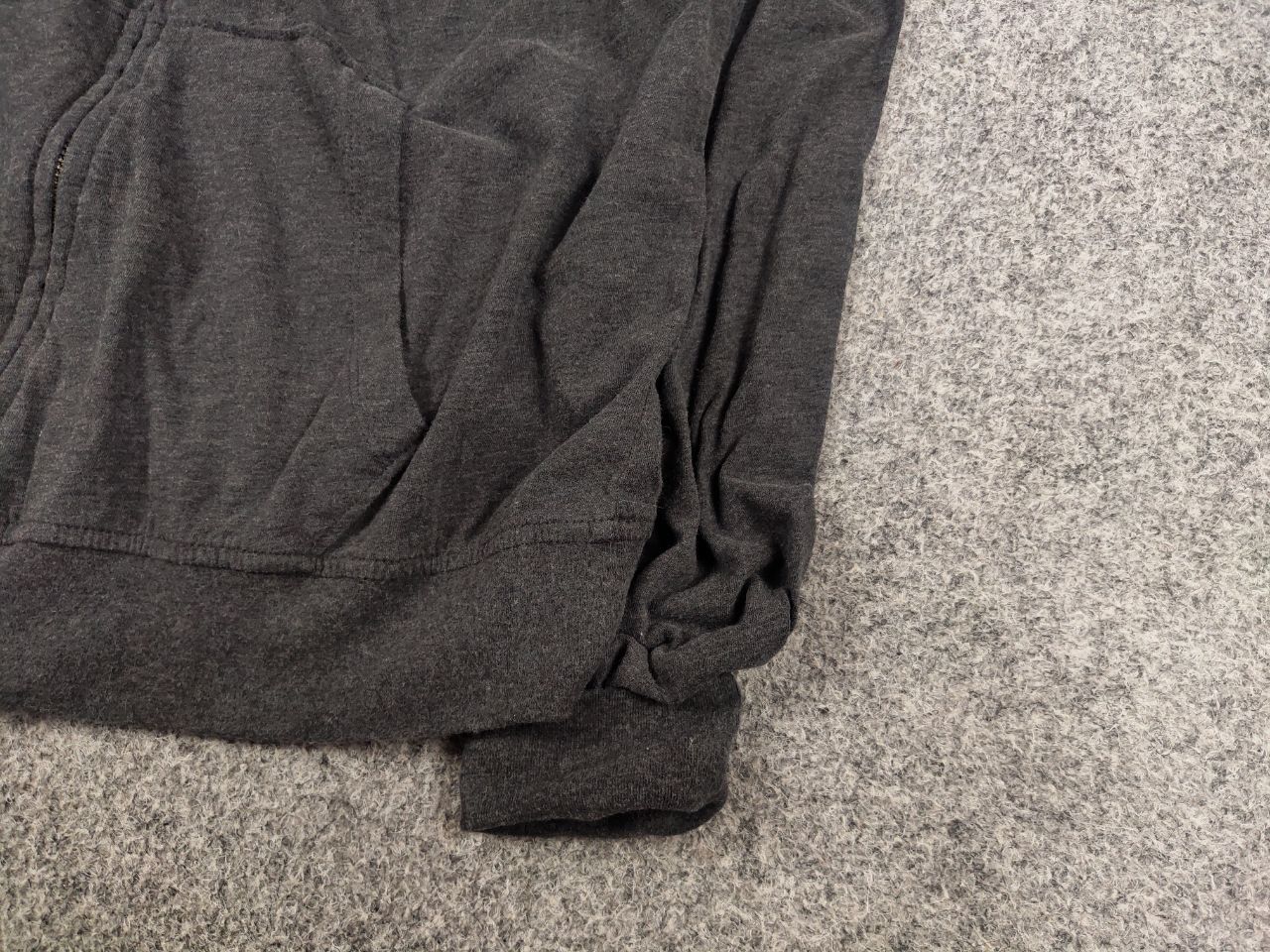 Allsaints Allsaints Brace Dark Gray Full Zip Light Hoodie Size US L / EU 52-54 / 3 - 5 Thumbnail