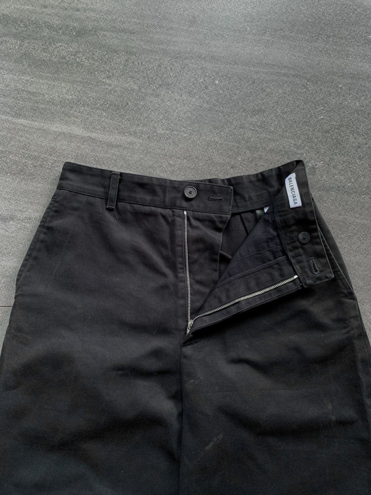 Balenciaga FREE TAX! Thick Cotton Long Short Pants Size US 27 - 4 Thumbnail