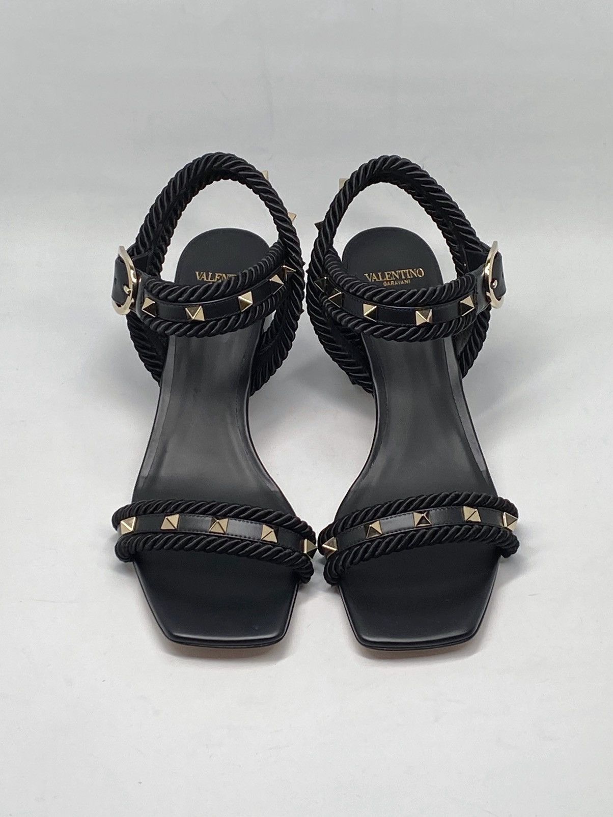Valentino Valentino Garavani Rockstud Leather Sandals size 37.5 Size US 7.5 / IT 37.5 - 3 Thumbnail