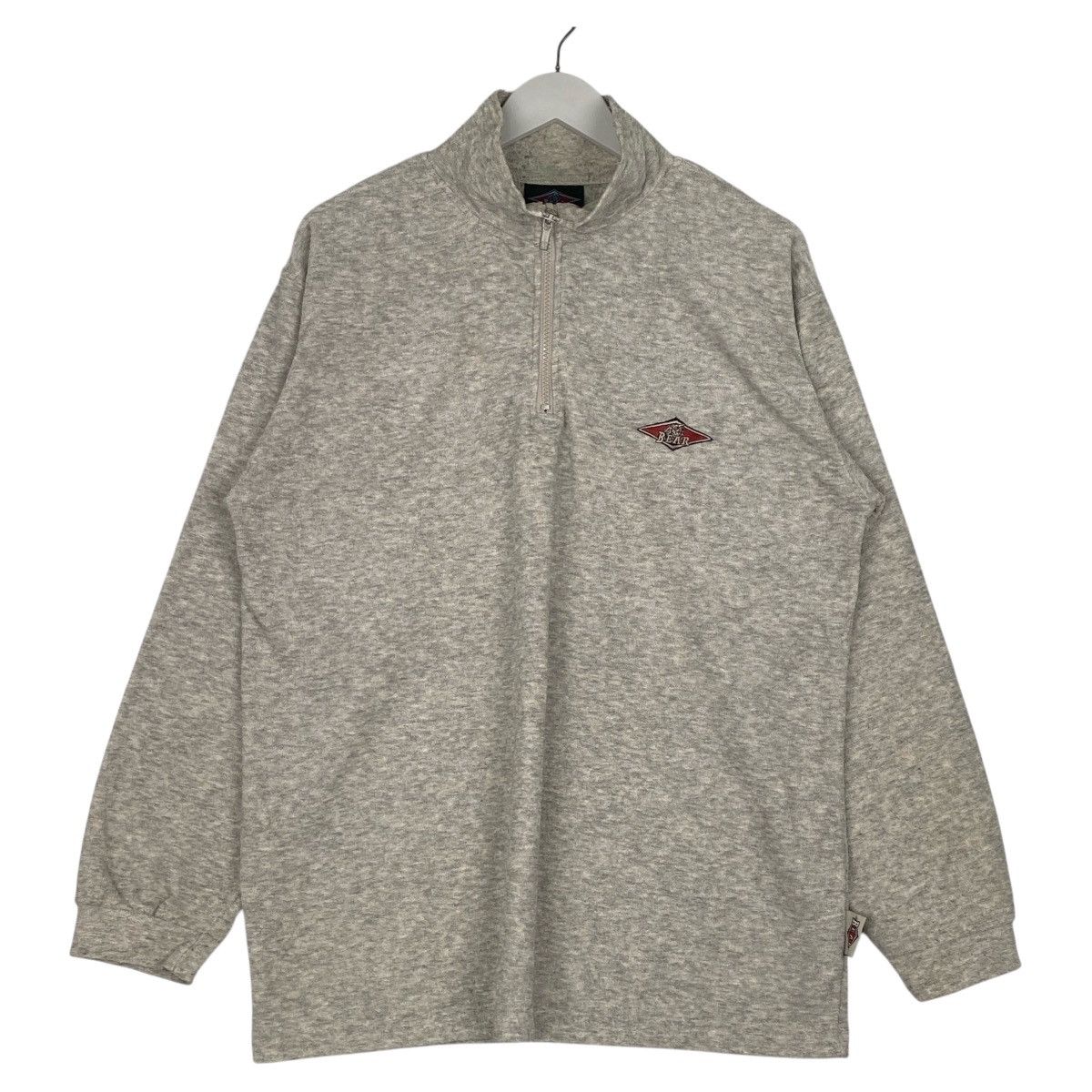 Designer × Vintage Vintage Bear Quarter Zip Small Logo Embroidered Sweatshirt Size US L / EU 52-54 / 3 - 1 Thumbnail