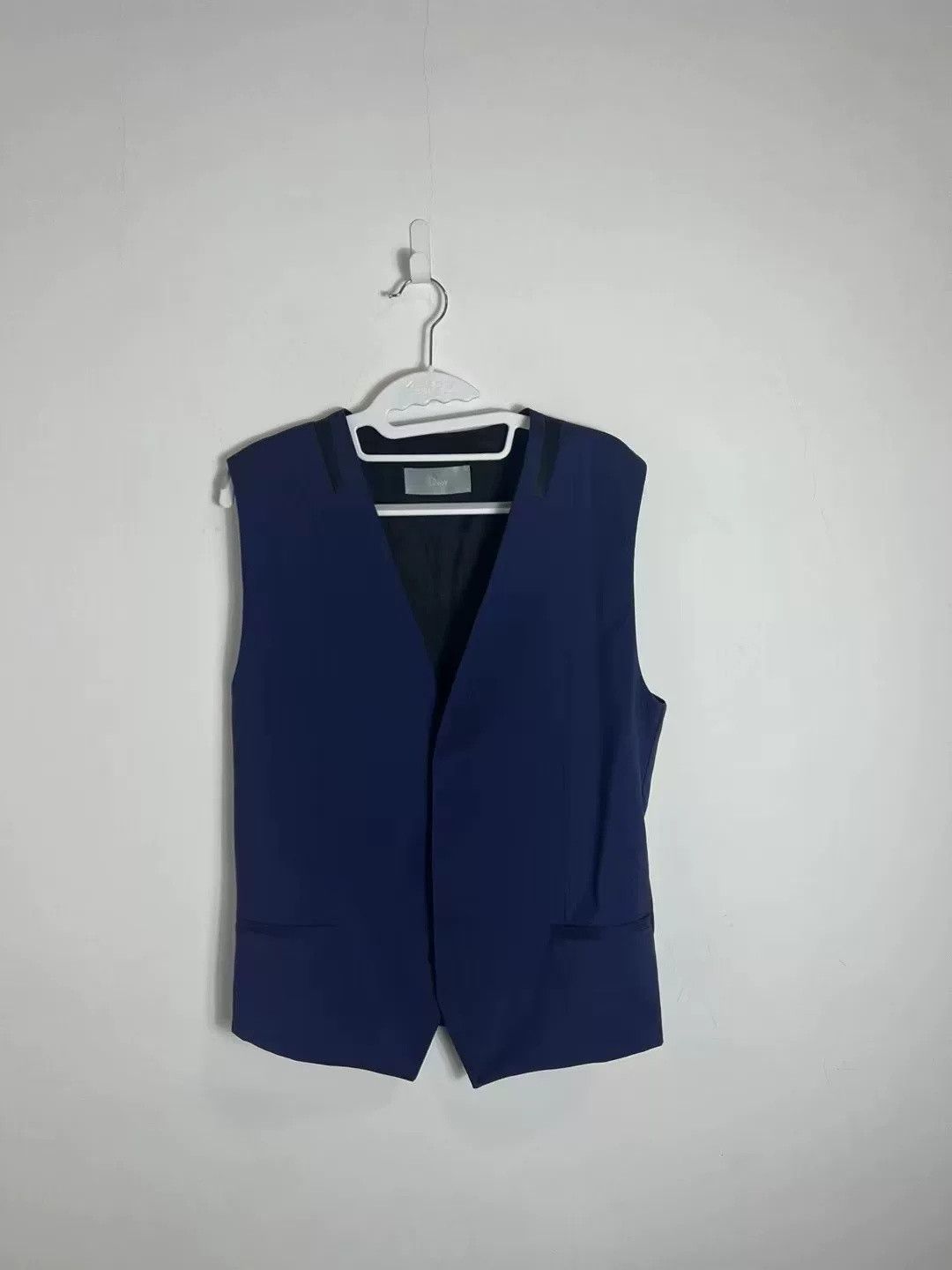 Dior Dior Navy Wool Suit Vest Size US M / EU 48-50 / 2 - 1 Thumbnail