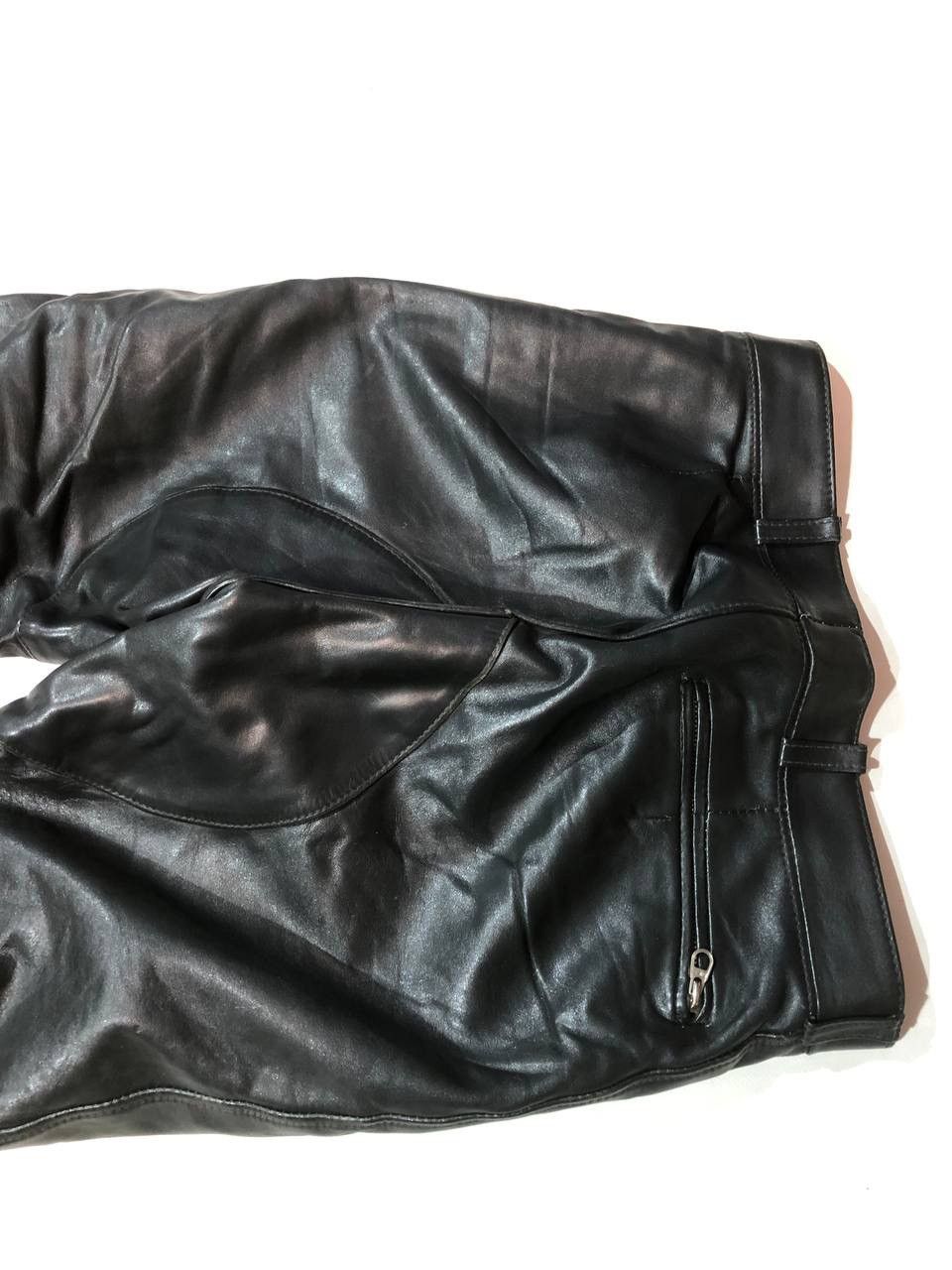 Vintage Erdmann Vintage Rare Moto Biker Leather Pants Size US 32 / EU 48 - 9 Thumbnail