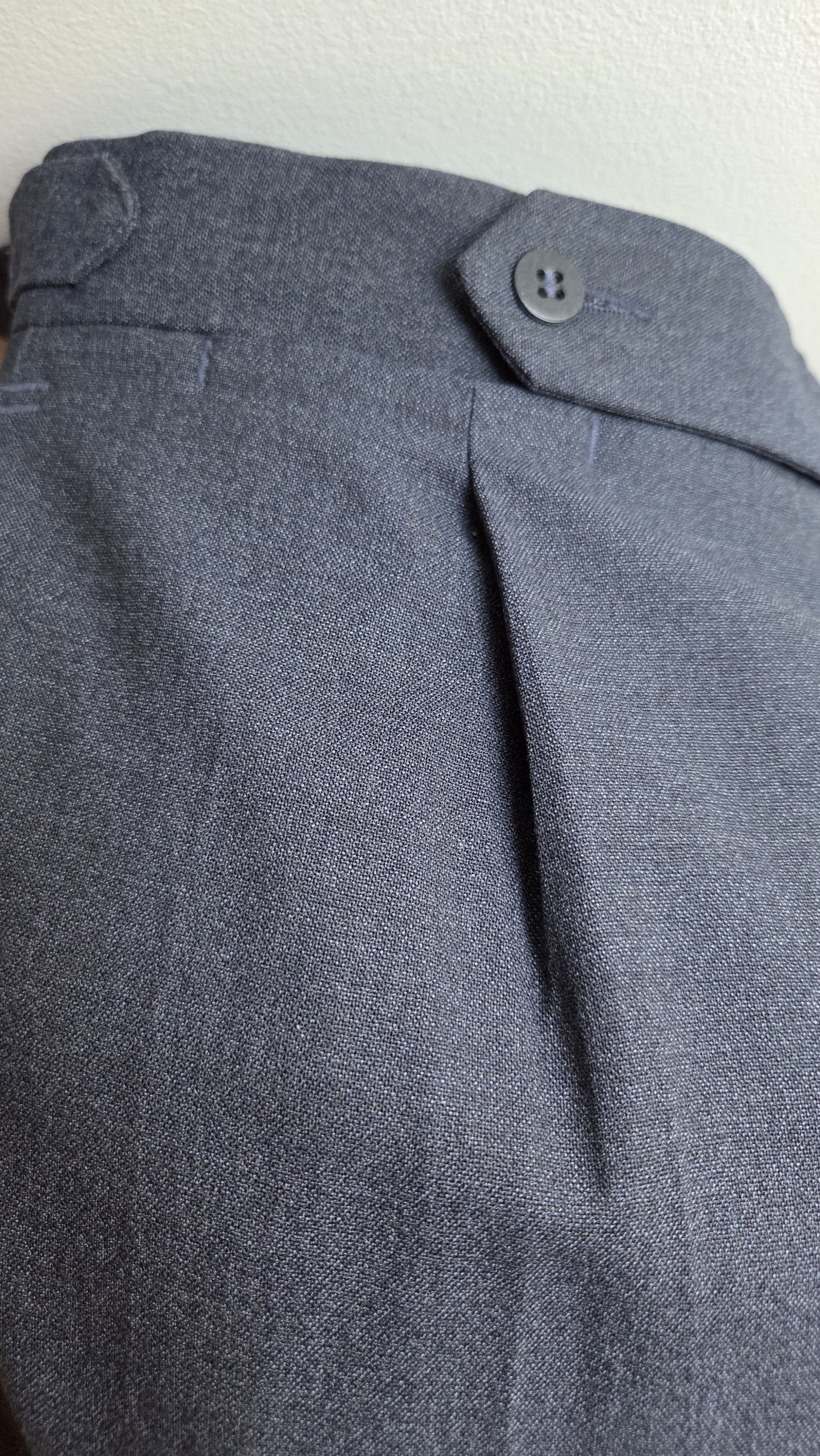 Stoffa Blue water-resistant wool trousers Size US 36 / EU 52 - 3 Thumbnail