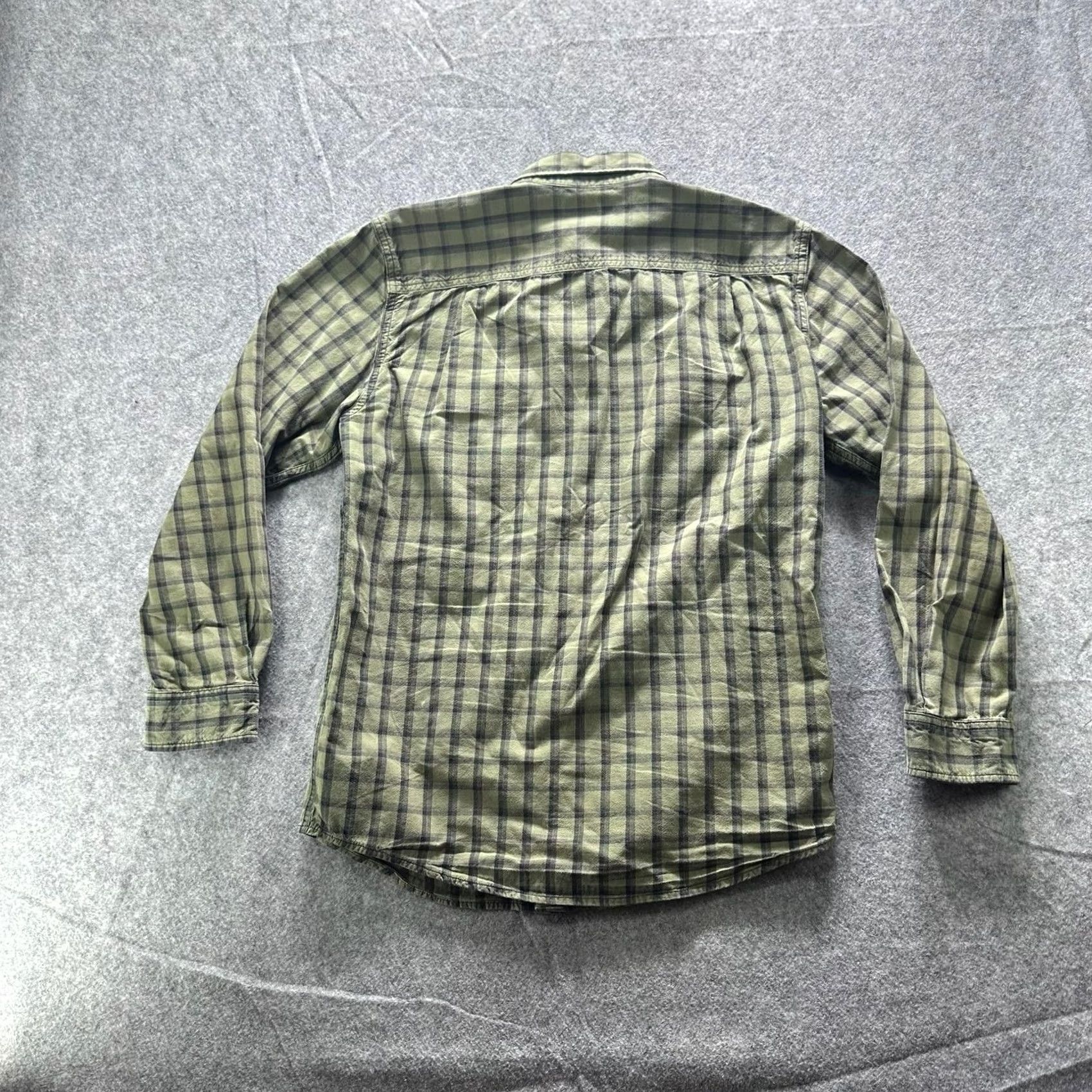 Carhartt Carhartt Shirt Mens S Green Flannel Long Sleeve Button-Up Workwear Plaid Pocketed Size US S / EU 44-46 / 1 - 7 Thumbnail