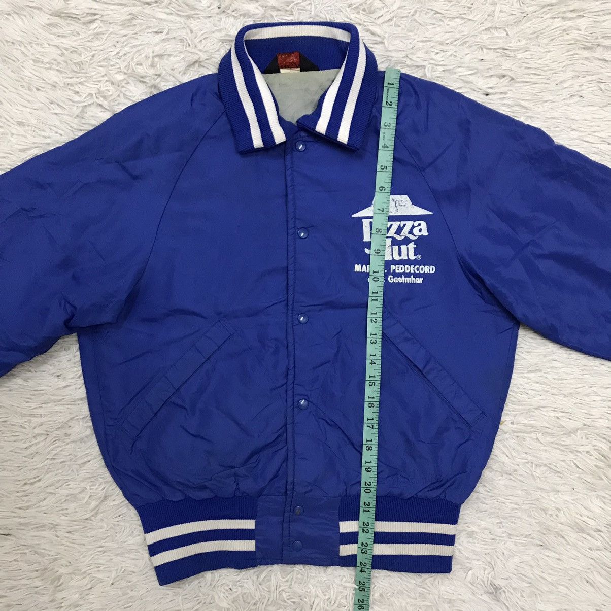 Dunbrooke Vintage Pla Jac Dunbrooke PIzza Hut Bomber Jacket Snap buton Size US S / EU 44-46 / 1 - 16 Thumbnail