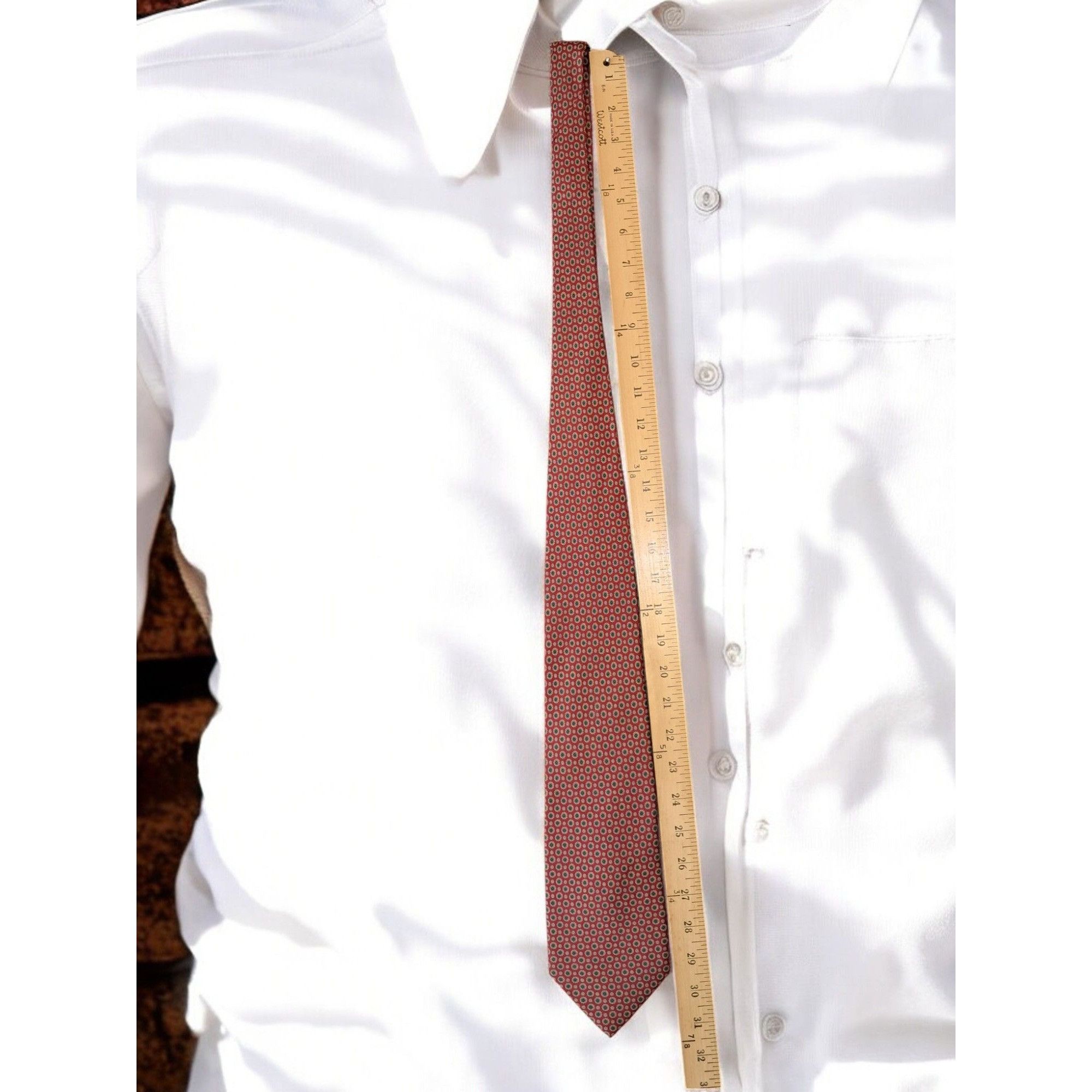 Other La Cravallissima di Raffaello e Allessio 100% Silk Tie Red Size ONE SIZE - 5 Thumbnail