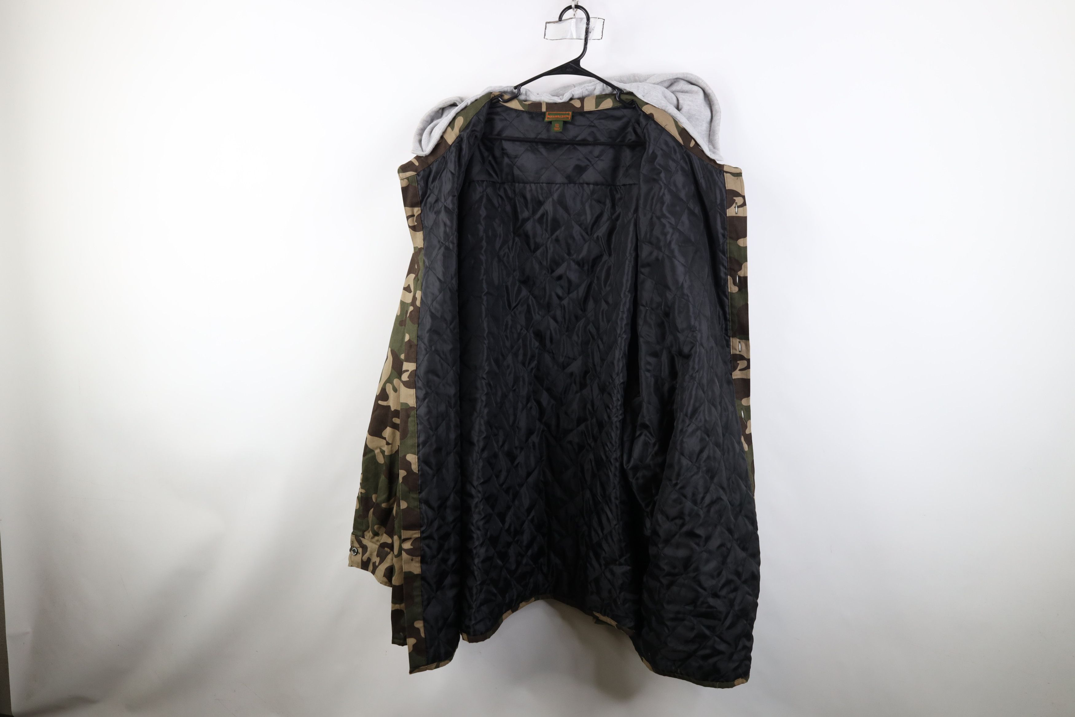 Vintage Vintage Y2K Streetwear Quilted Camouflage Shirt Jacket Size US XXL / EU 58 / 5 - 9 Thumbnail