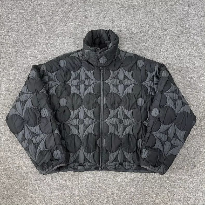 Louis Vuitton Black and grey three-flower cotton jacket 250