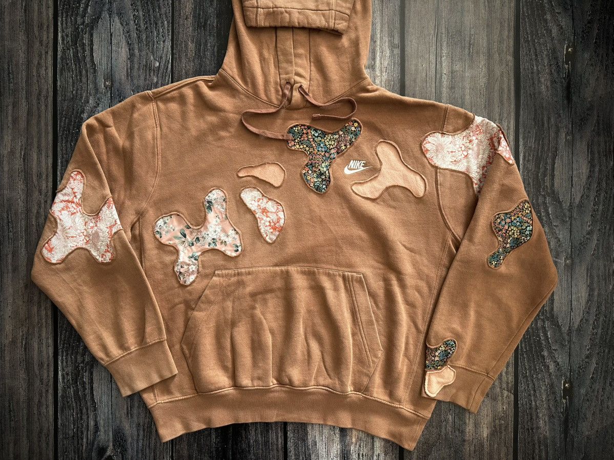 Nike Nike Custom Hoodie Vintage 90s Y2K Reworked Size US M / EU 48-50 / 2 - 2 Thumbnail