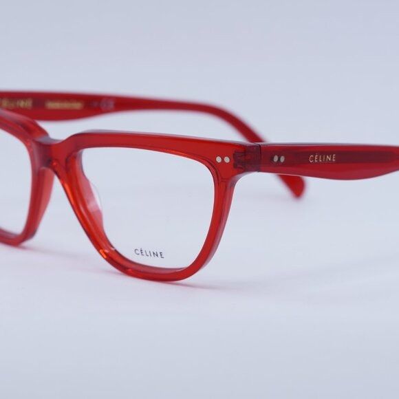 Celine 🕶️ New Celine CL50009I 066 Red Eyeglasses 53mm Size ONE SIZE - 5 Thumbnail