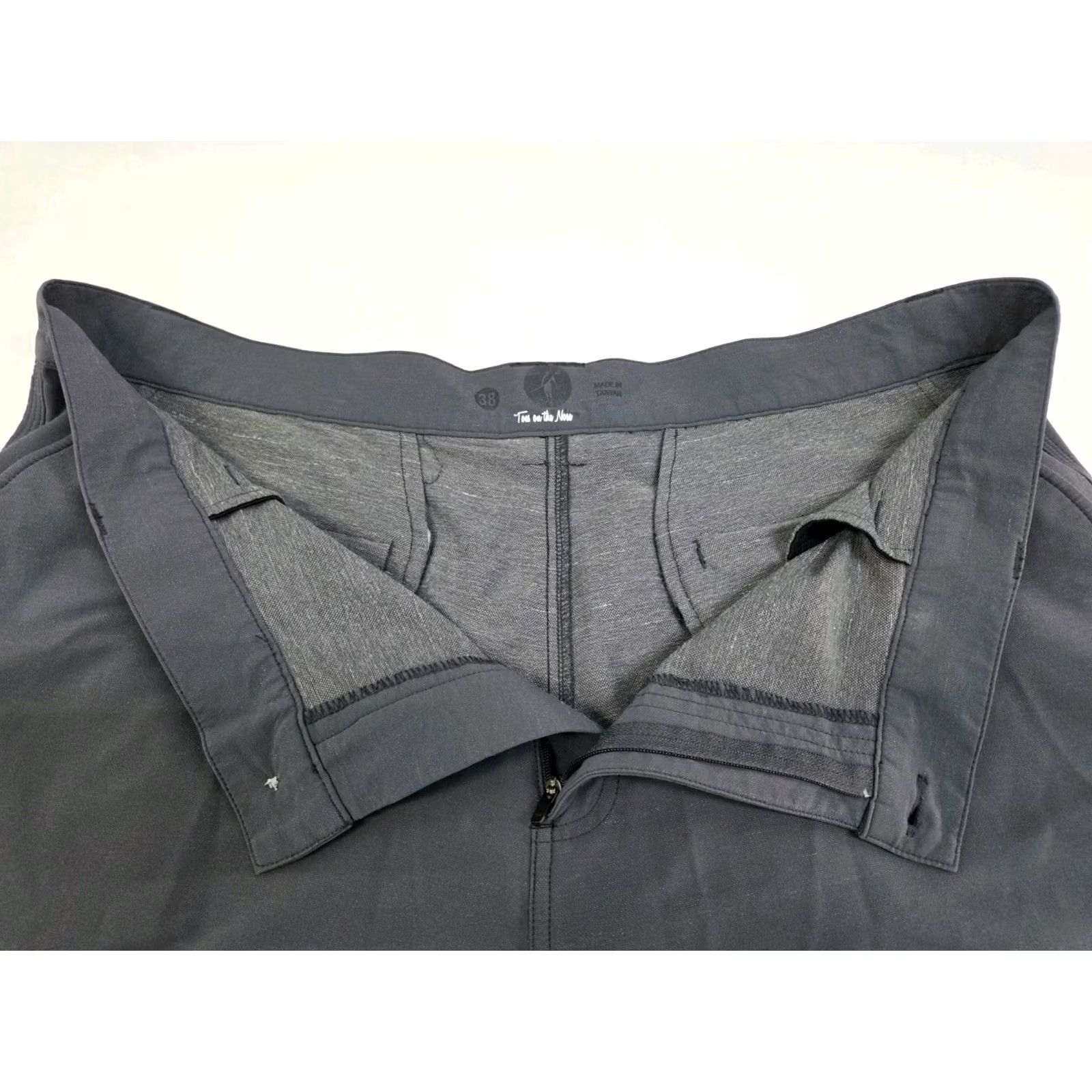 Vintage Toes on the Nose Mens Gray Stretch Chino Shorts Pockets Size 38/8" #7825 Size US 38 / EU 54 - 4 Thumbnail