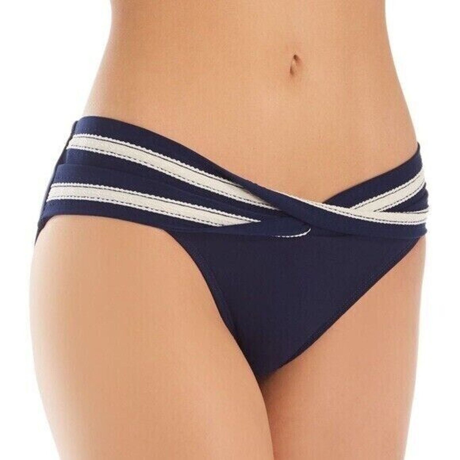 Other NWT ROBIN PICCONE Abi Twist Band Bikini Bottom indigo Size L Size L / US 10 / IT 46 - 3 Thumbnail