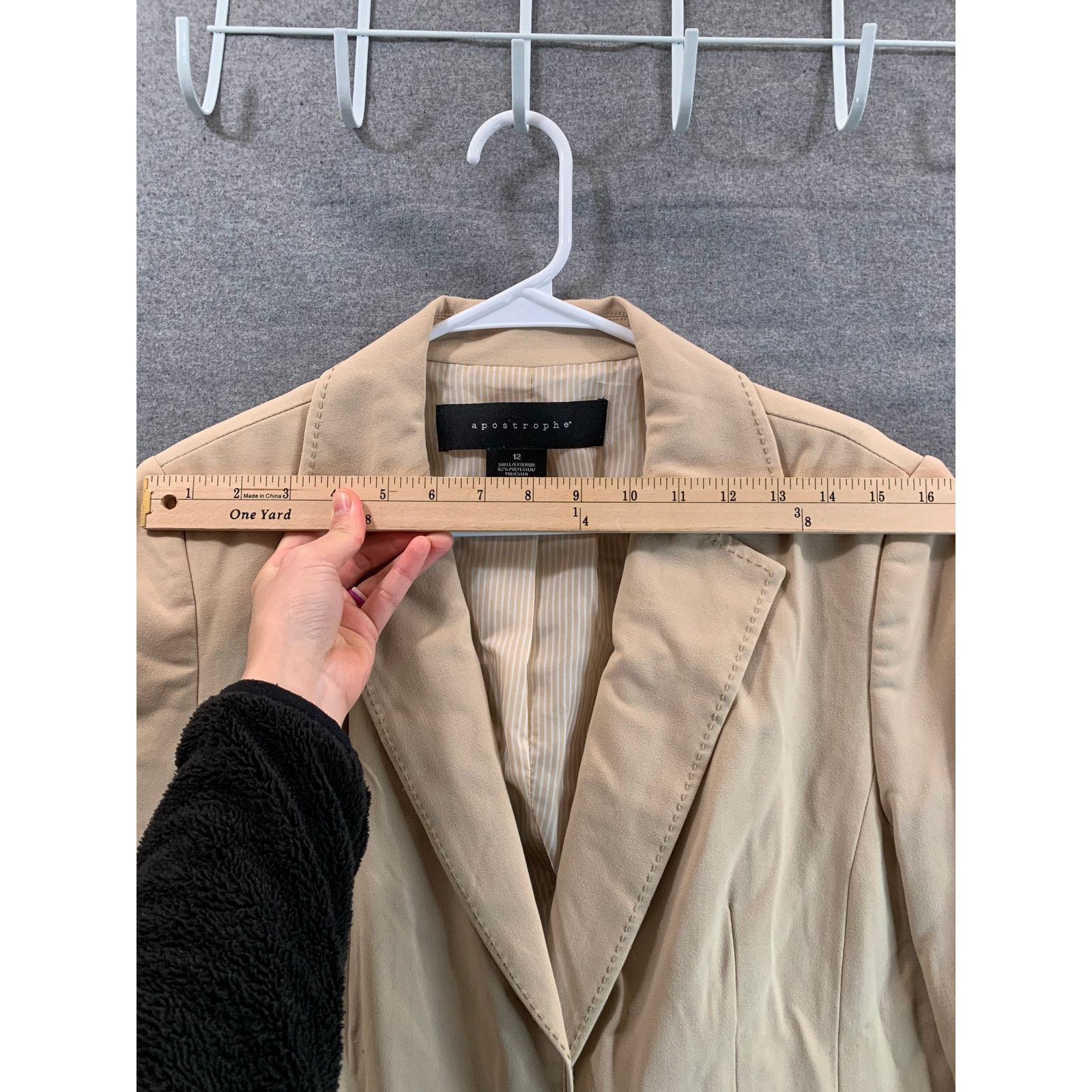 Other Apostrophe Suits Womens Size 12 Cream Formal Top Blazer Size L / US 10 / IT 46 - 5 Thumbnail