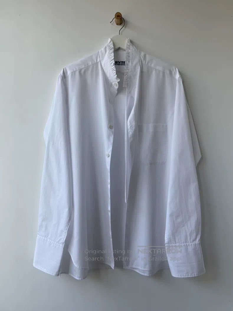 Yohji Yamamoto Yohji Yamamoto 22AW Yohji Yamamoto Palace Collar Shirt Size US L / EU 52-54 / 3 - 2 Thumbnail