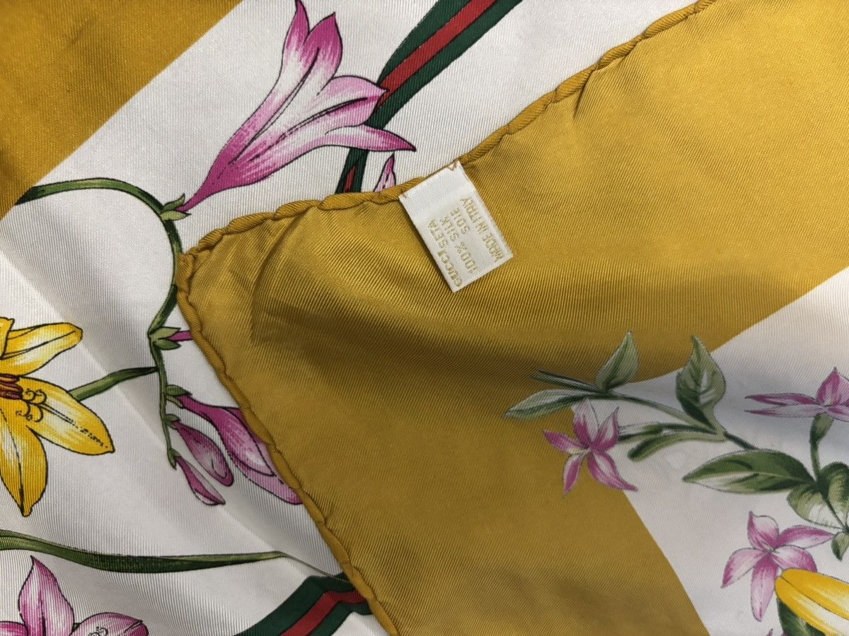 Gucci Gucci Flora GG silk scarf Size ONE SIZE - 10 Thumbnail