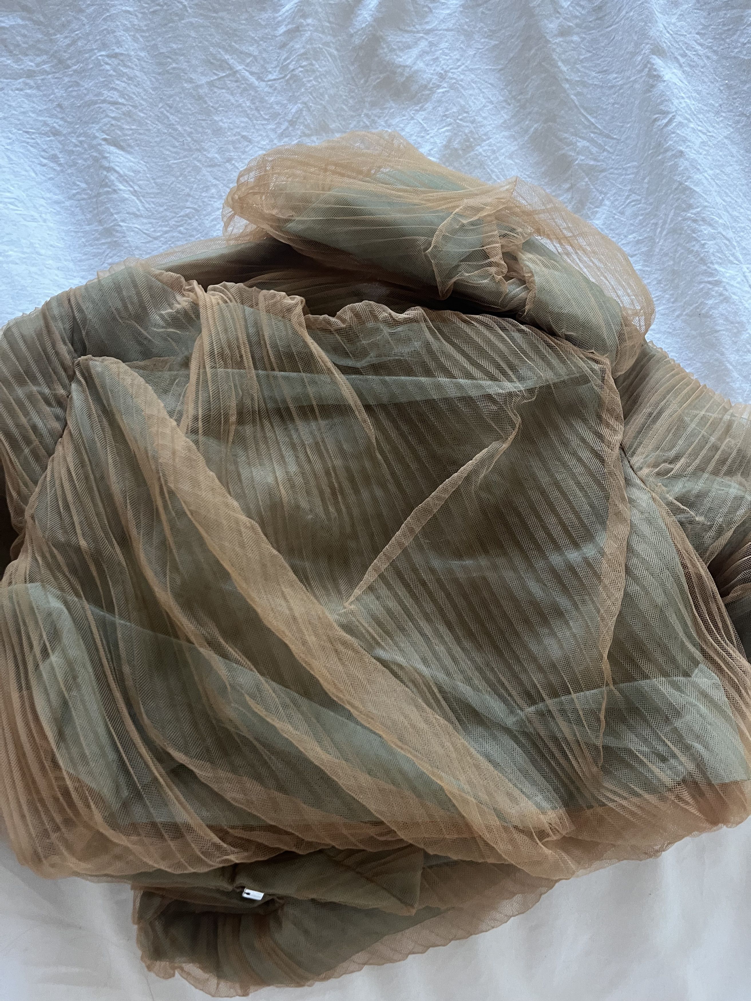 Rick Owens Rick Owens brown "Dirt" bolero tulle jacket SS18 Size S / US 4 / IT 40 - 9 Thumbnail