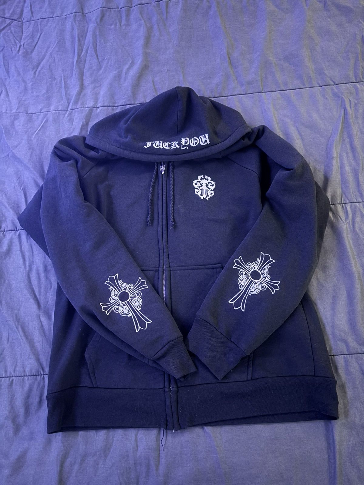 Chrome Hearts Fuck You Hoodie | Grailed