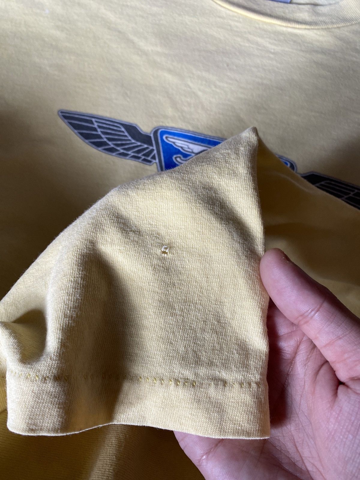 Rusty × Vintage VINTAGE 1997 RUSTY WINGED LOGO DISTRESSED TEE Size US XL / EU 56 / 4 - 8 Thumbnail
