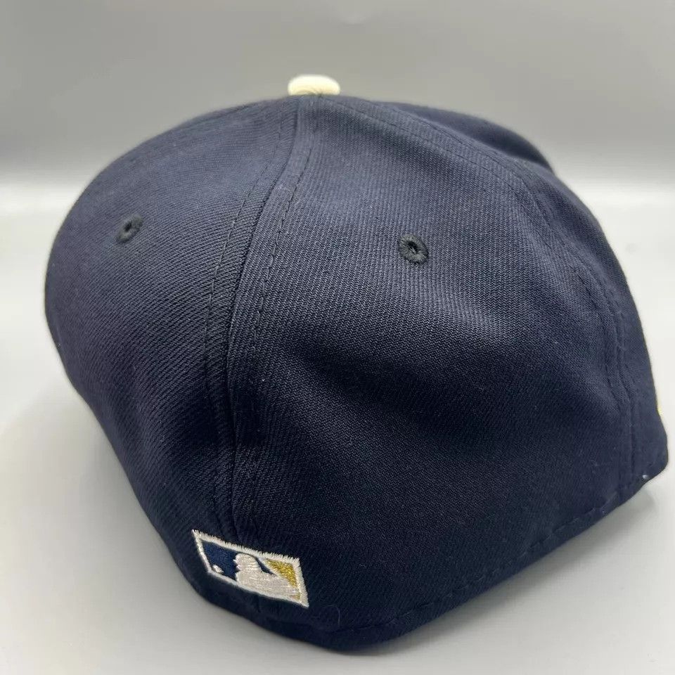 New Era Houston Astros Hat Men 7 3/8 59Fifty New Era MLB Fitted Cap Size ONE SIZE - 6 Thumbnail