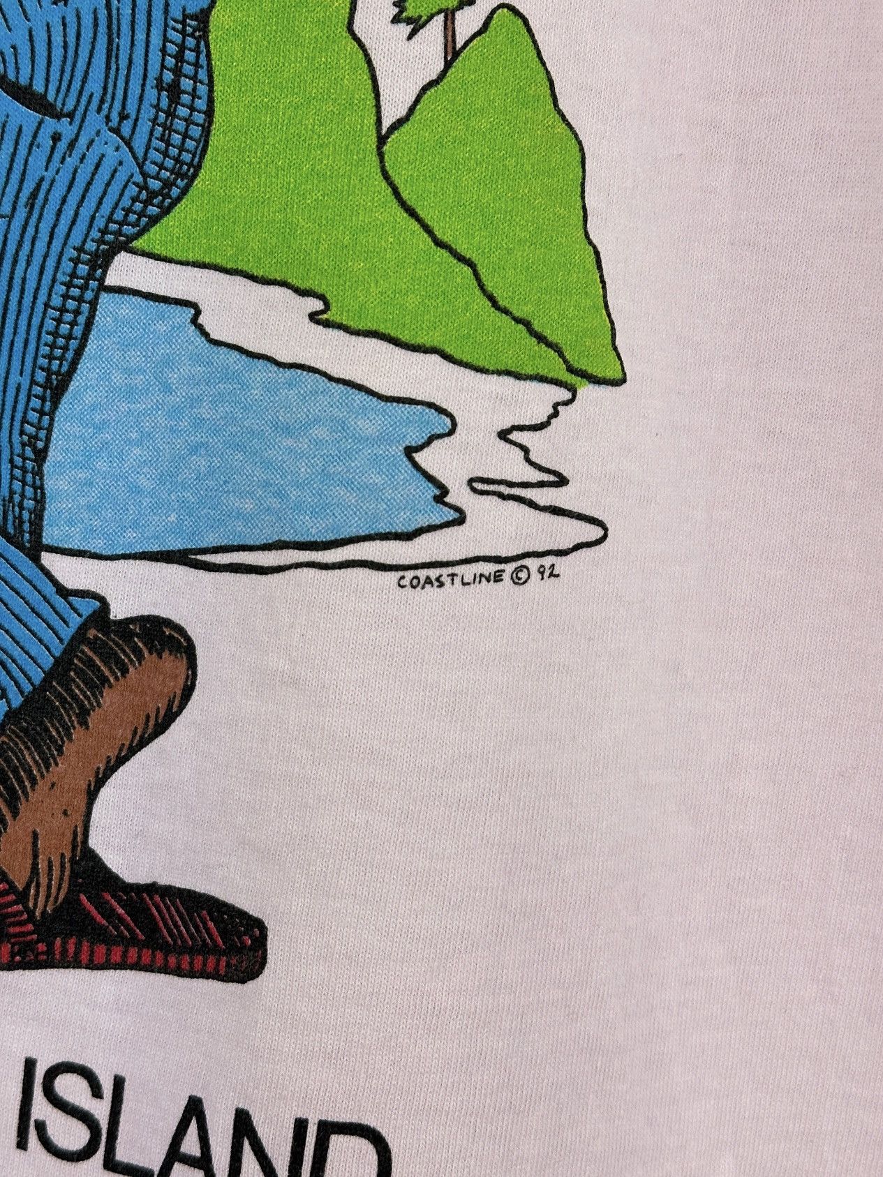 Vintage Vintage 1992 Same Sh*t Different Island Single Stitch Tee Size US XL / EU 56 / 4 - 7 Thumbnail
