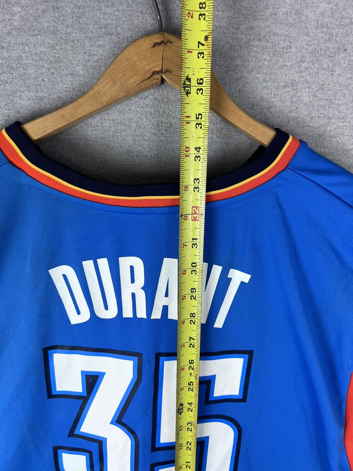 Adidas Vintage Adidas Oklahoma City Thunder Kevin Durant Jersey XL Size US XL / EU 56 / 4 - 7 Thumbnail