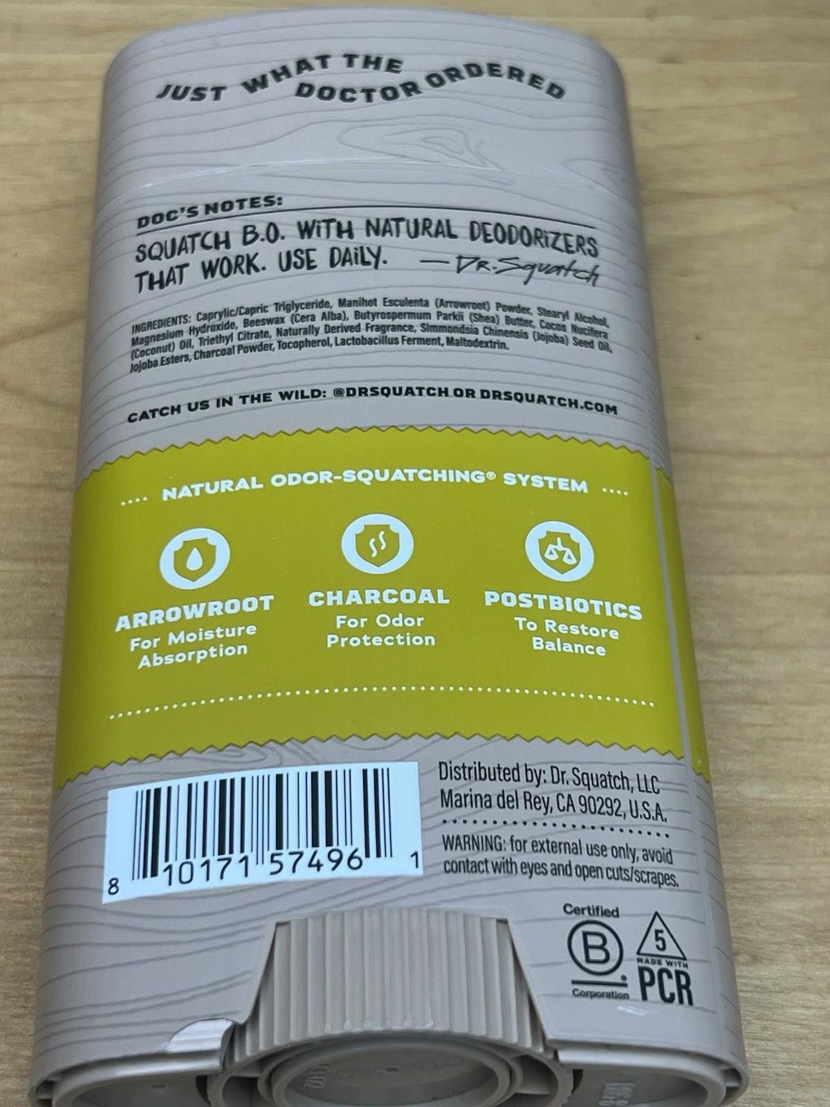Other Dr Squatch Mountain Meadow Aluminum Free Natural Deodorant Size ONE SIZE - 7 Thumbnail