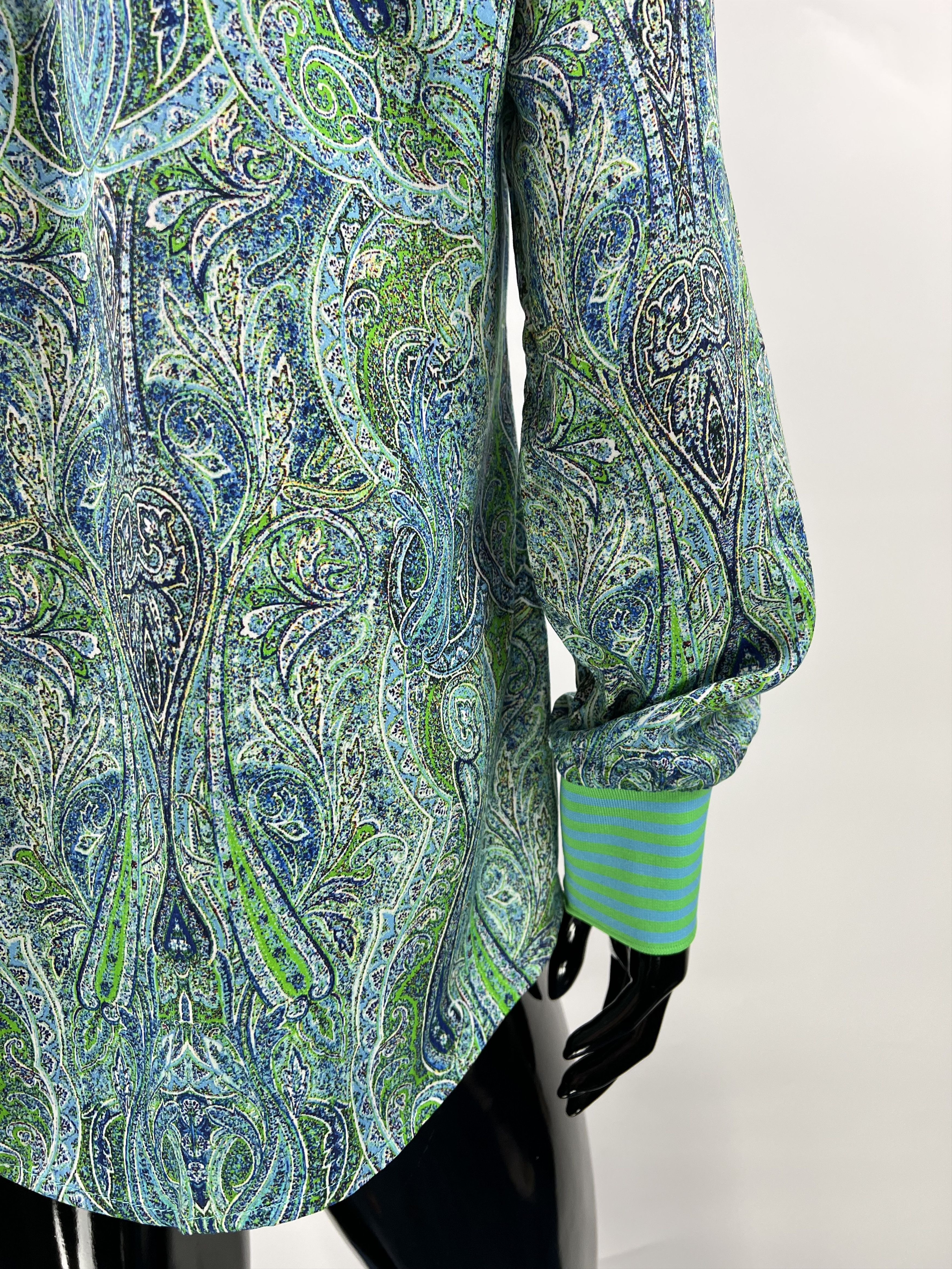 Designer × Other Emily Van Den Bergh Paisley Print Blouse Shirt Top Size 36 Size S / US 4 / IT 40 - 9 Thumbnail