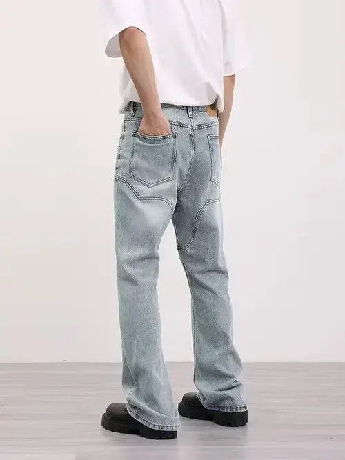 Jean distressed carpenter utility carpenter jeans Size US 32 / EU 48 - 2 Thumbnail