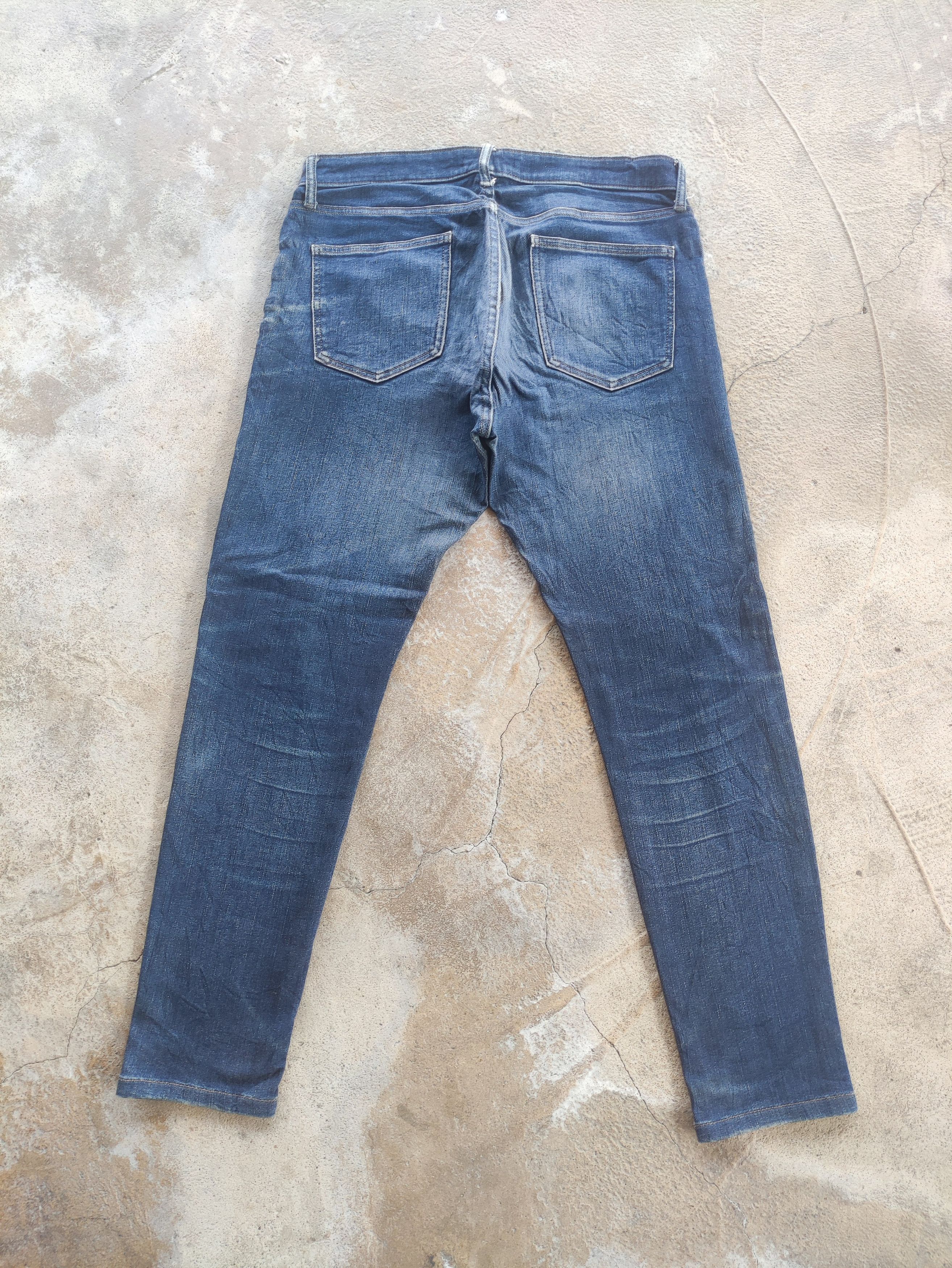 Japanese Brand Vintage Japanese Brand Faded Denim Pants Size US 35 - 8 Thumbnail