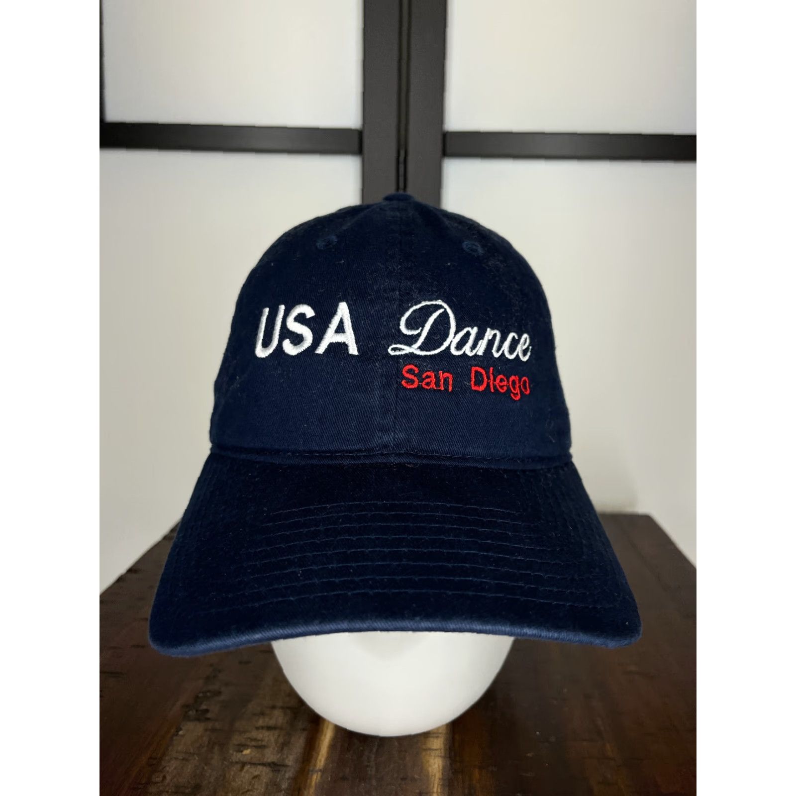 DANCER USA Dance Hat Cap Strap Back One Size Blue 100% Cotton Outdoor Unbranded Unisex Adults Baseball Cap Size ONE SIZE - 2 Thumbnail