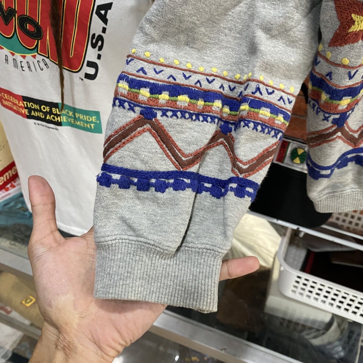 Hai Sporting Gear Hai Sporting Gear Issey Miyake Aztec Navajo Sweatshirt Size US M / EU 48-50 / 2 - 5 Thumbnail