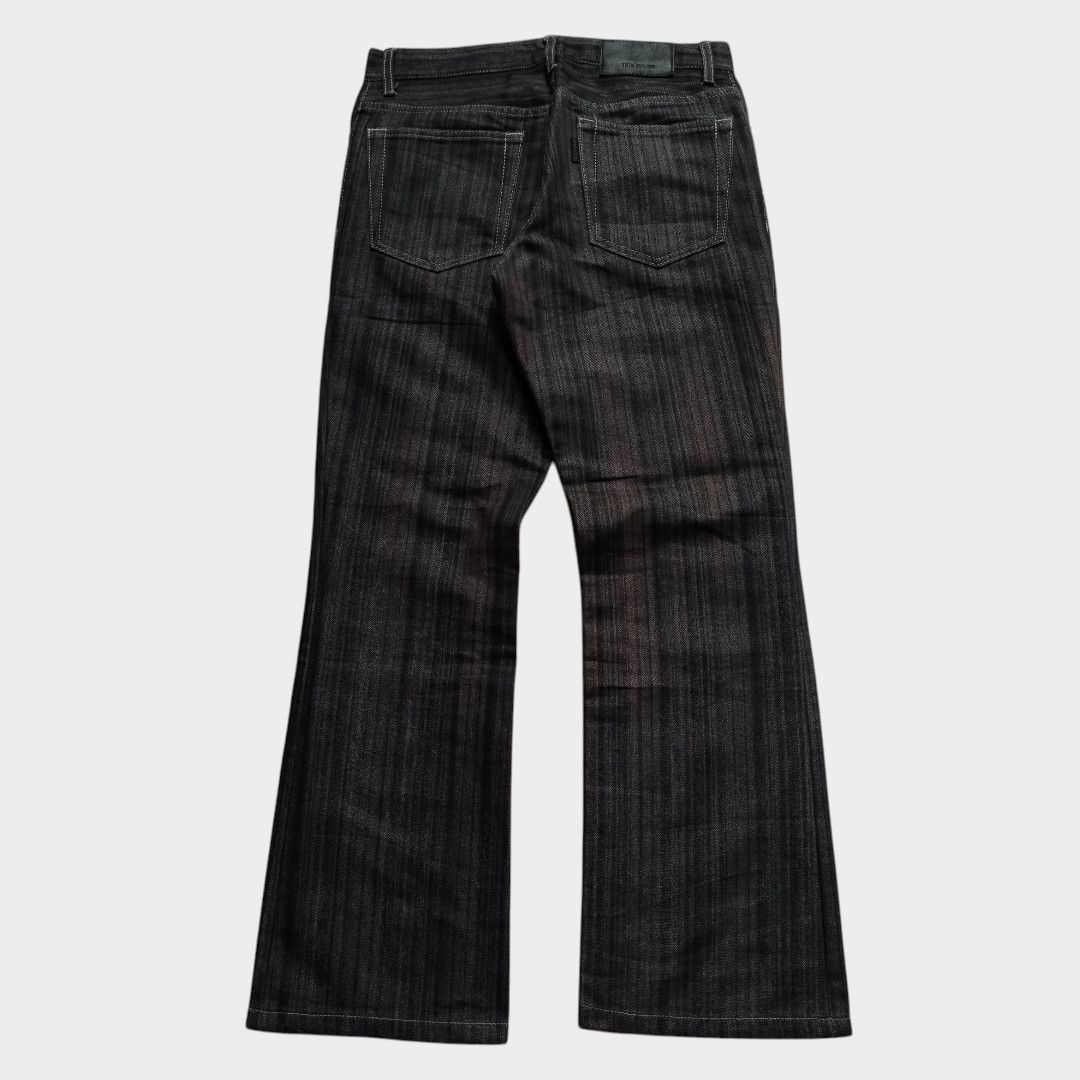 Tornado Mart Tete Homme stripe flared jean Size US 28 / EU 44 - 2 Thumbnail