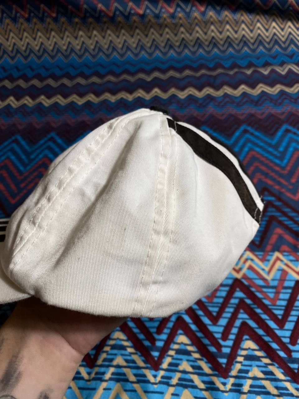 Adidas × Vintage Vintage Adidas Cap Hats 🧢 Navy 90s Big Logo SnapBack Size ONE SIZE - 4 Thumbnail