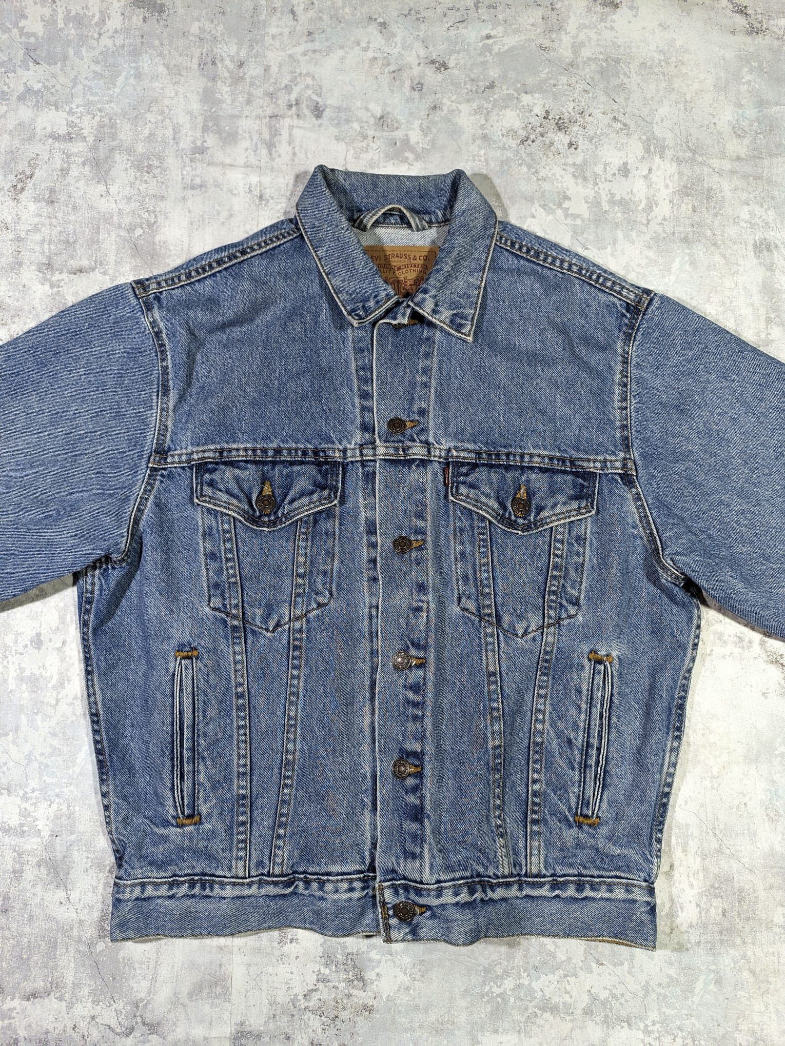 Levi's Vintage Clothing 1996 levis baggy denim jean trucker jacket 527 made in usa Size US M / EU 48-50 / 2 - 3 Thumbnail