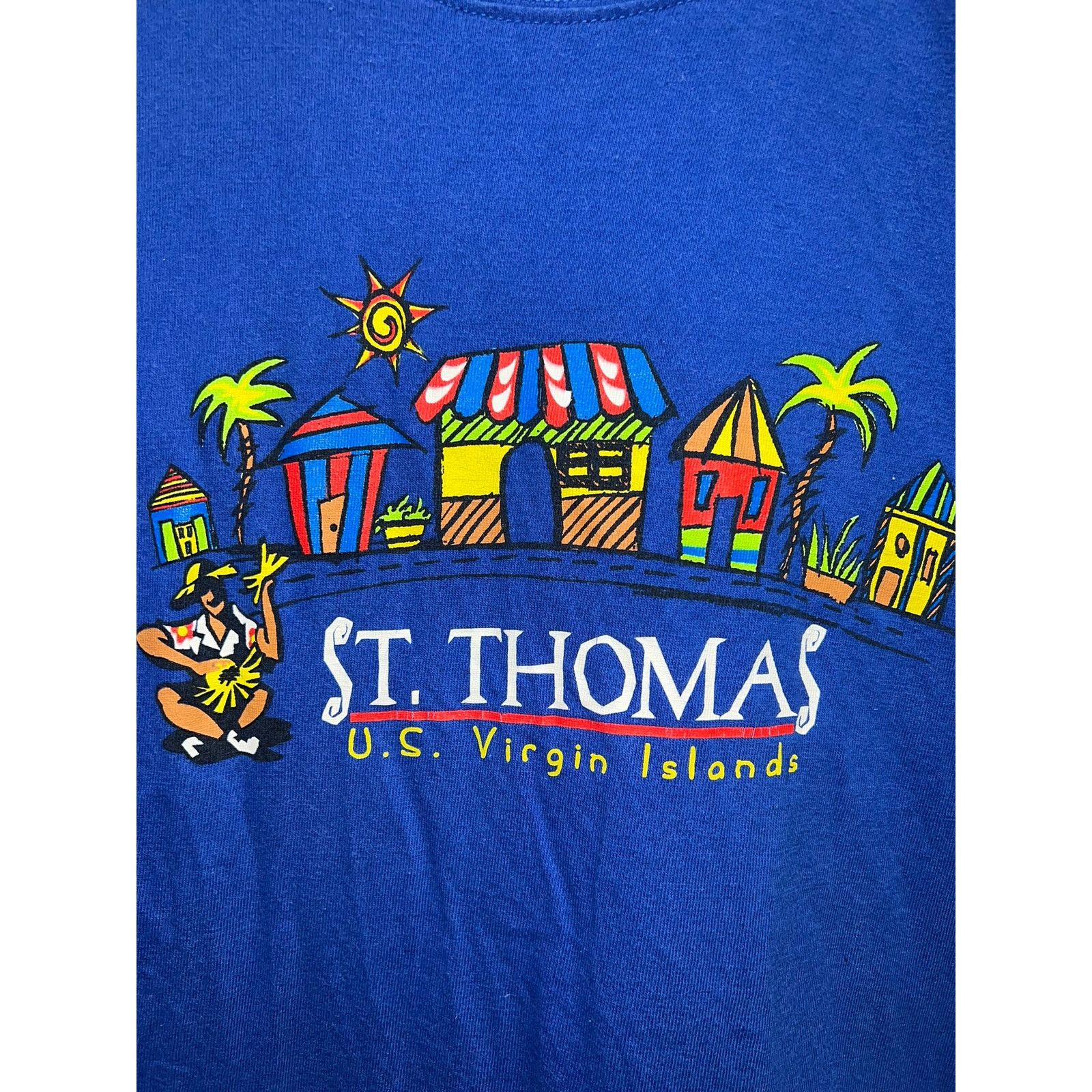 Vintage Vintage Virgin Islands Shirt St. Thomas US Tropic Plus Tee L Size US L / EU 52-54 / 3 - 4 Thumbnail