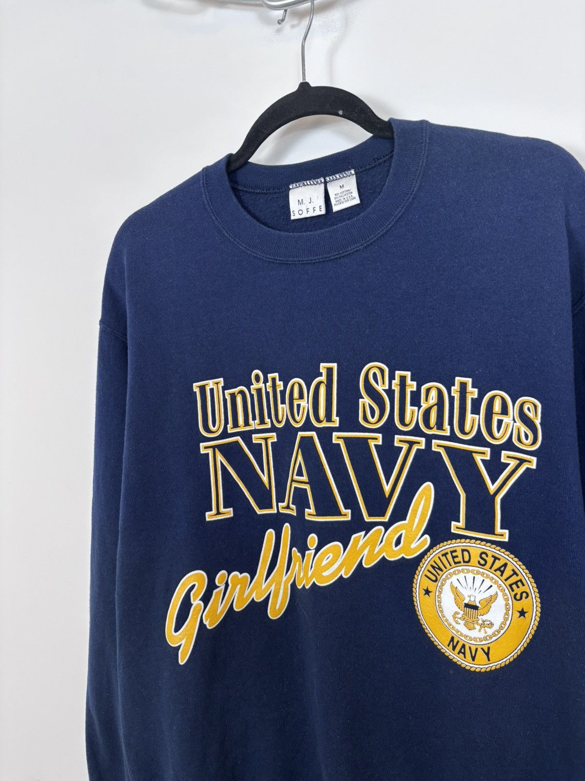 Soffe Vintage 1990s MJ Soffe United States Navy Sweatshirt Size US M / EU 48-50 / 2 - 5 Thumbnail