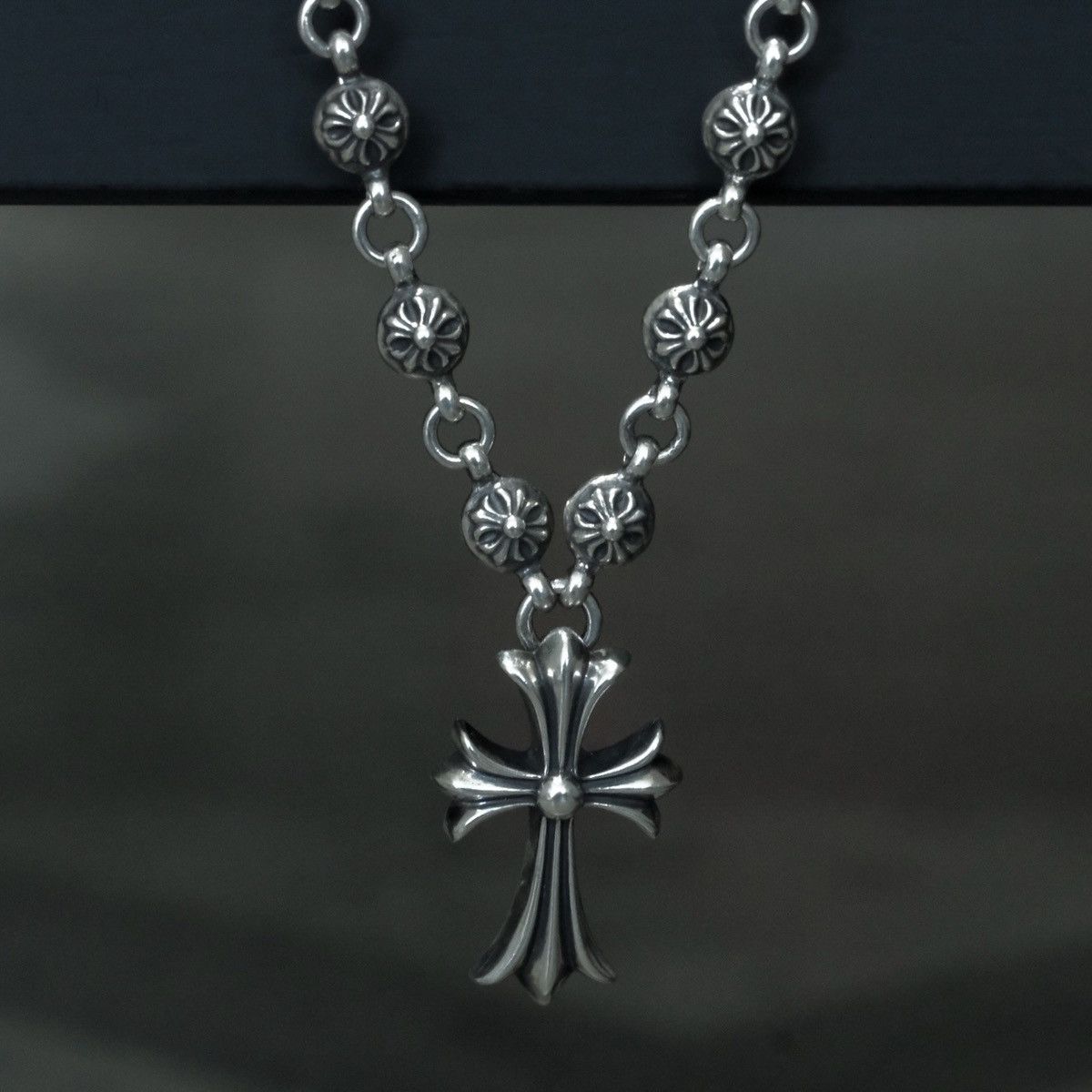 Chrome Hearts Chrome Hearts Cross Ball Necklace Classic Cross Grailed 7218