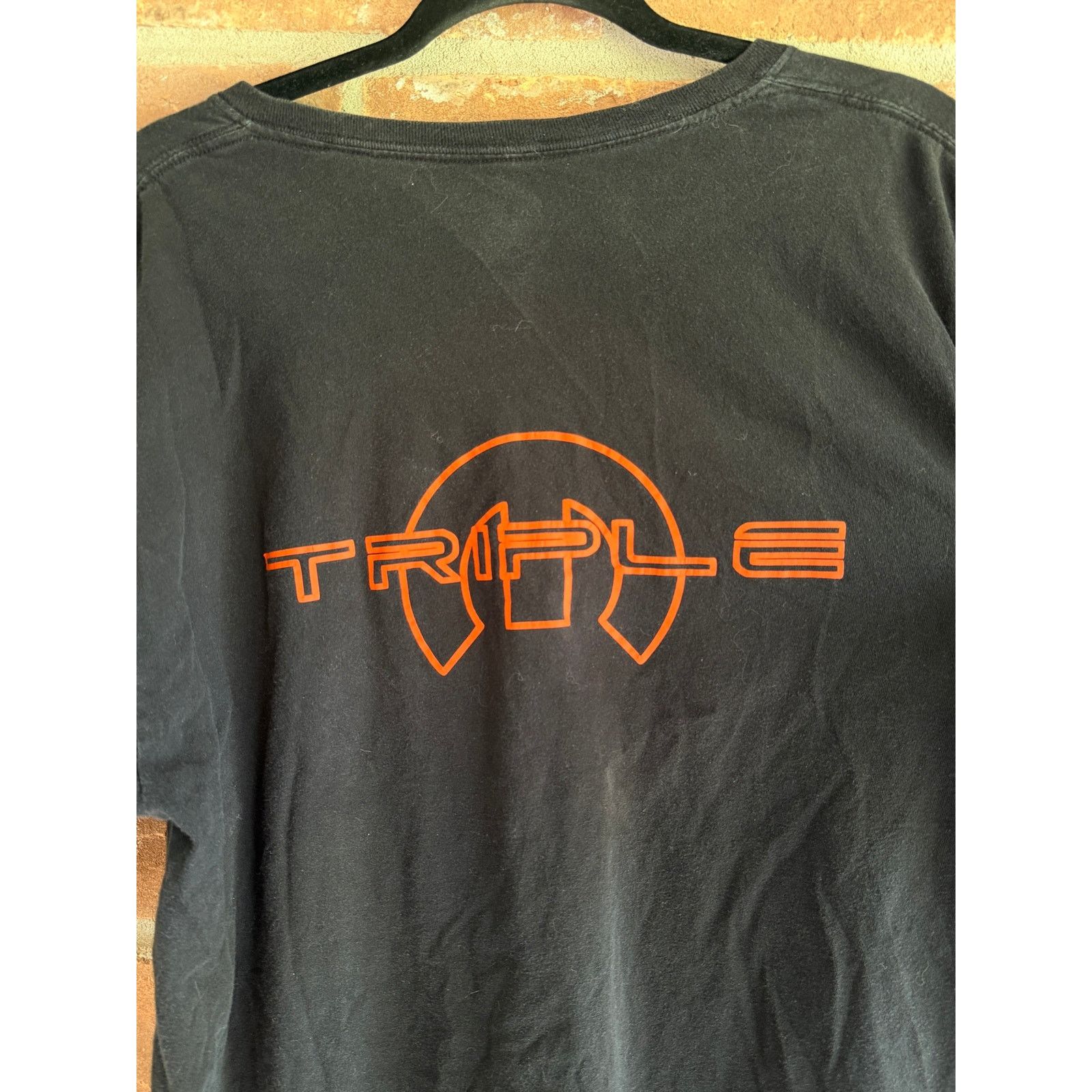Vintage Mopar Triple Logo Pocket Tee Black Dodge Racing Shirt Size US L / EU 52-54 / 3 - 4 Thumbnail