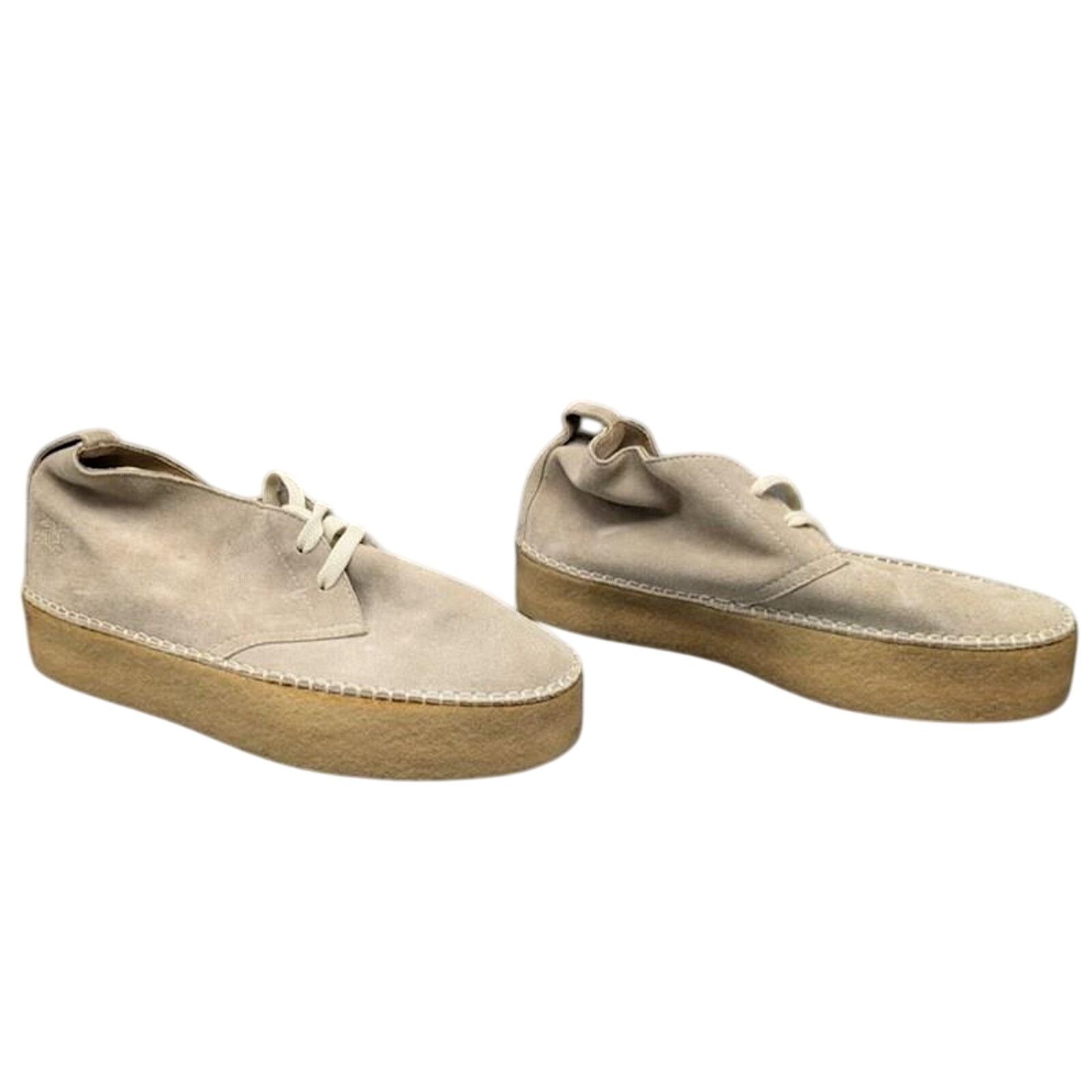 Burberry BURBERRY LF Stirton Suede Chukka Shoes Tan Italy UK 4 $790 6 Size US 6 / IT 36 - 1 Thumbnail