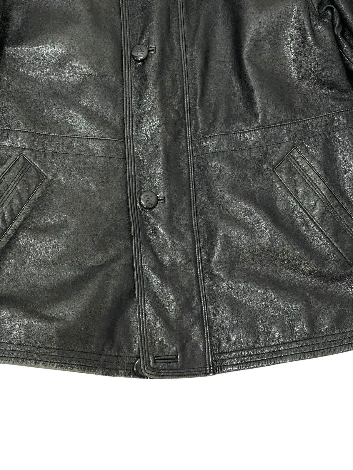 Pierre Balmain Leather Jacket Vtg 90s Pierre Balmain 7🟩2 Size US M / EU 48-50 / 2 - 4 Thumbnail