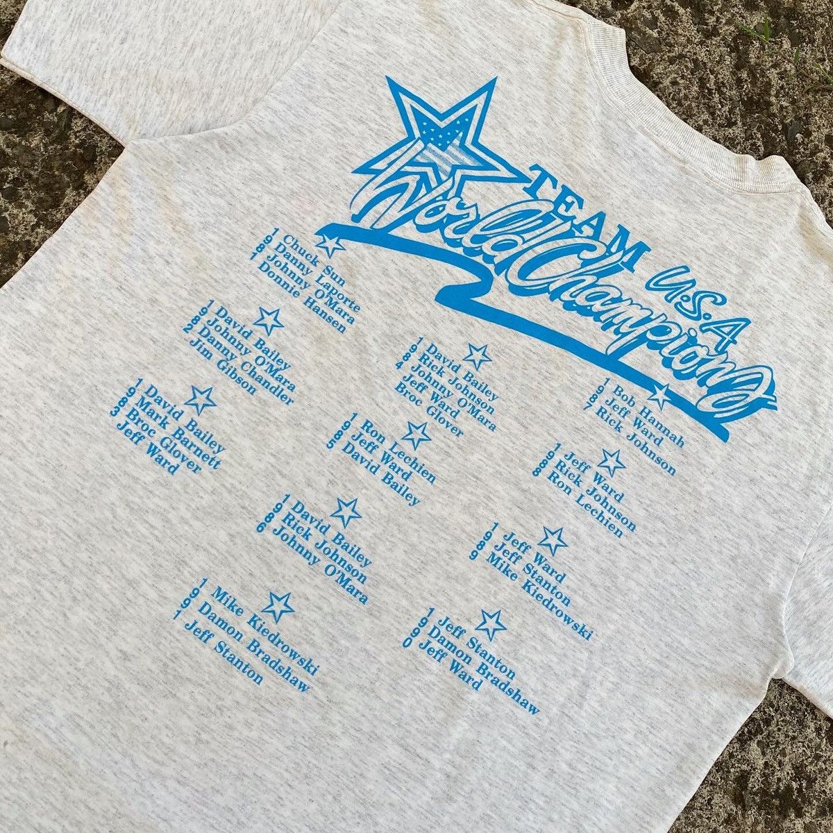 Vintage Vintage 90s Australia Motocross Des Nations tshirt Size US XL / EU 56 / 4 - 6 Thumbnail