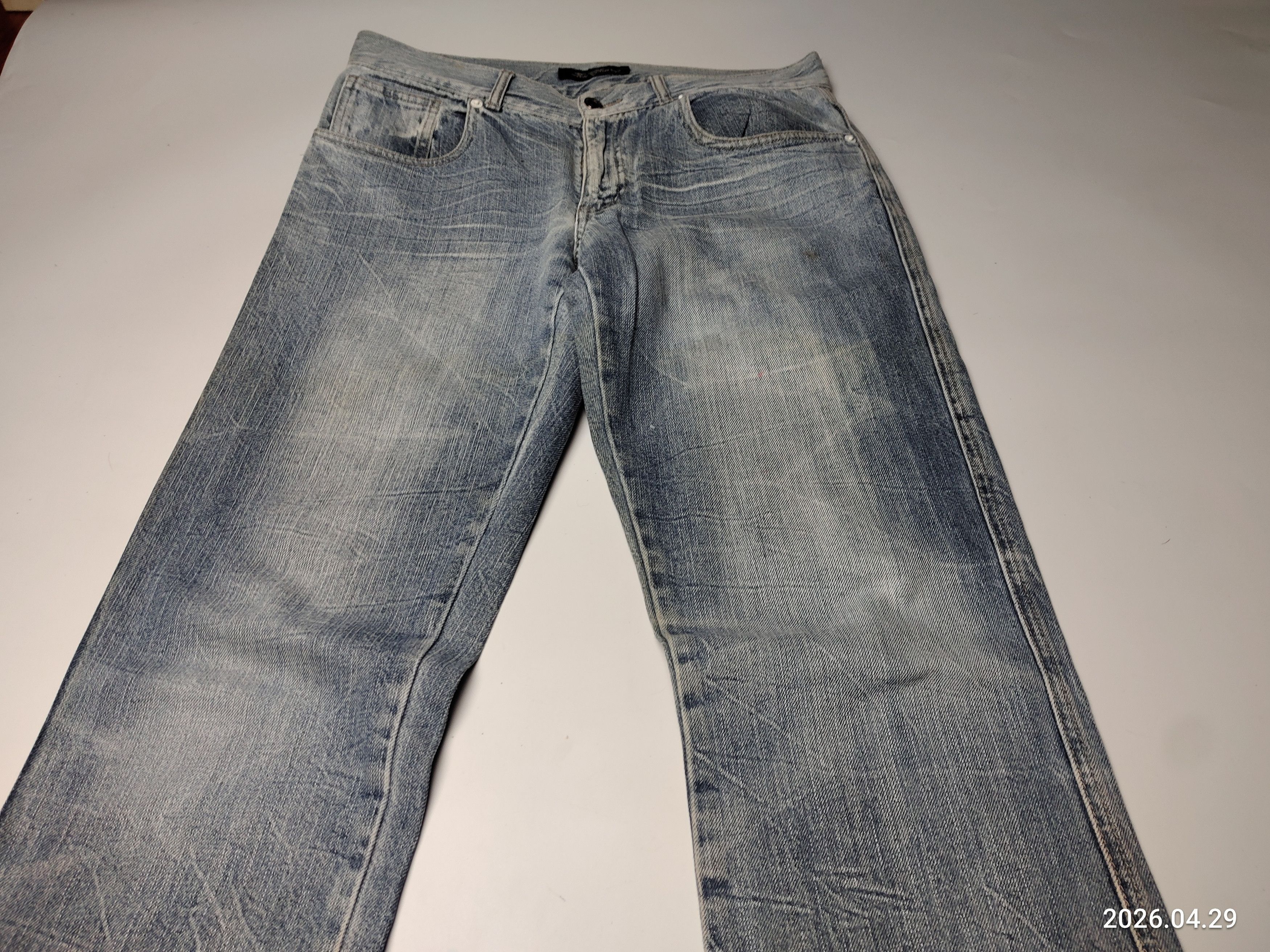 Japanese Brand Vintage Japanese Root Three denim pants Size US 30 / EU 46 - 6 Thumbnail